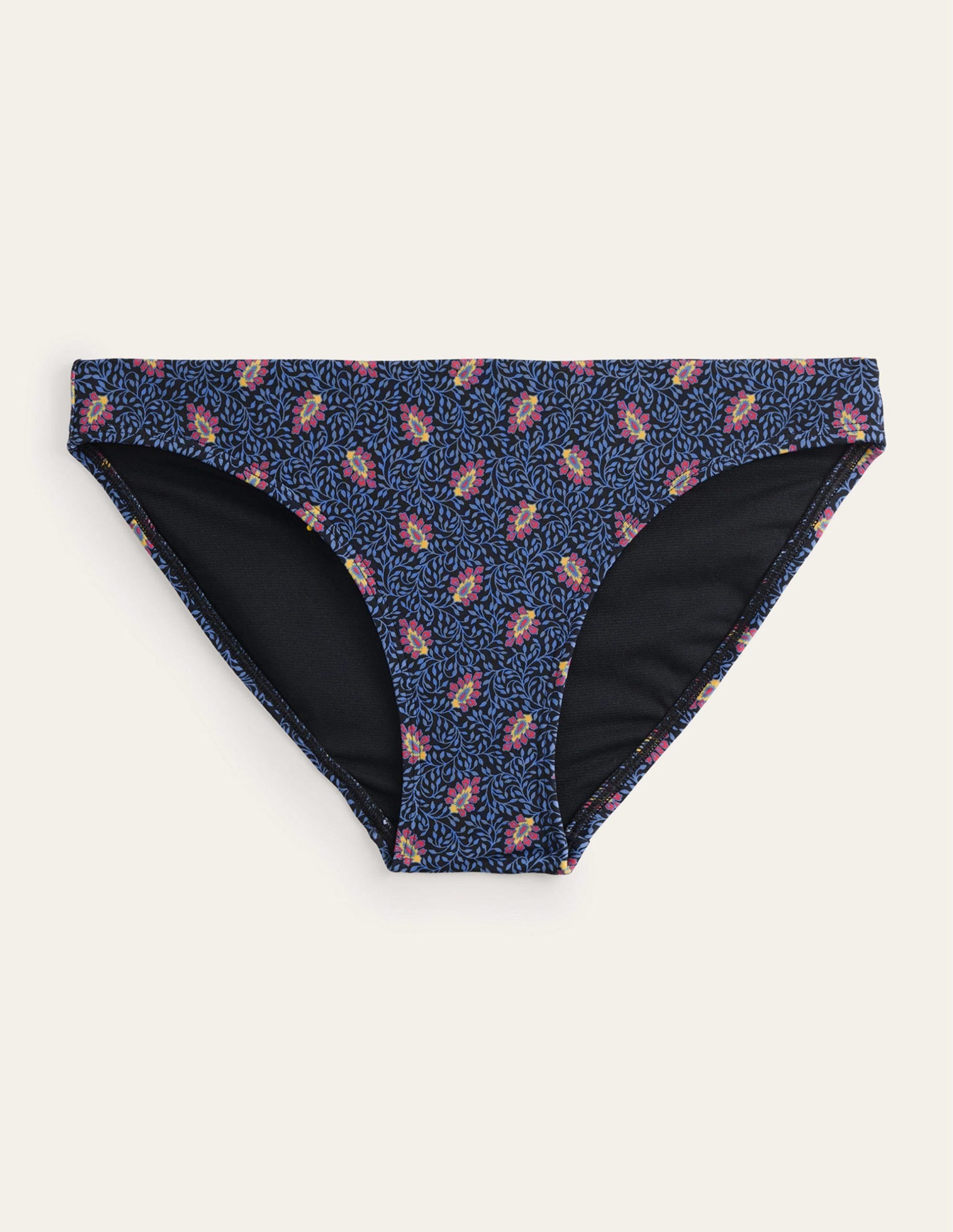 Classic Bikini Bottoms-Nero. Celosia Bud - Image 5
