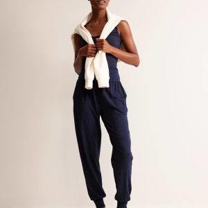 Hareem Jersey Sweatpants-Navy