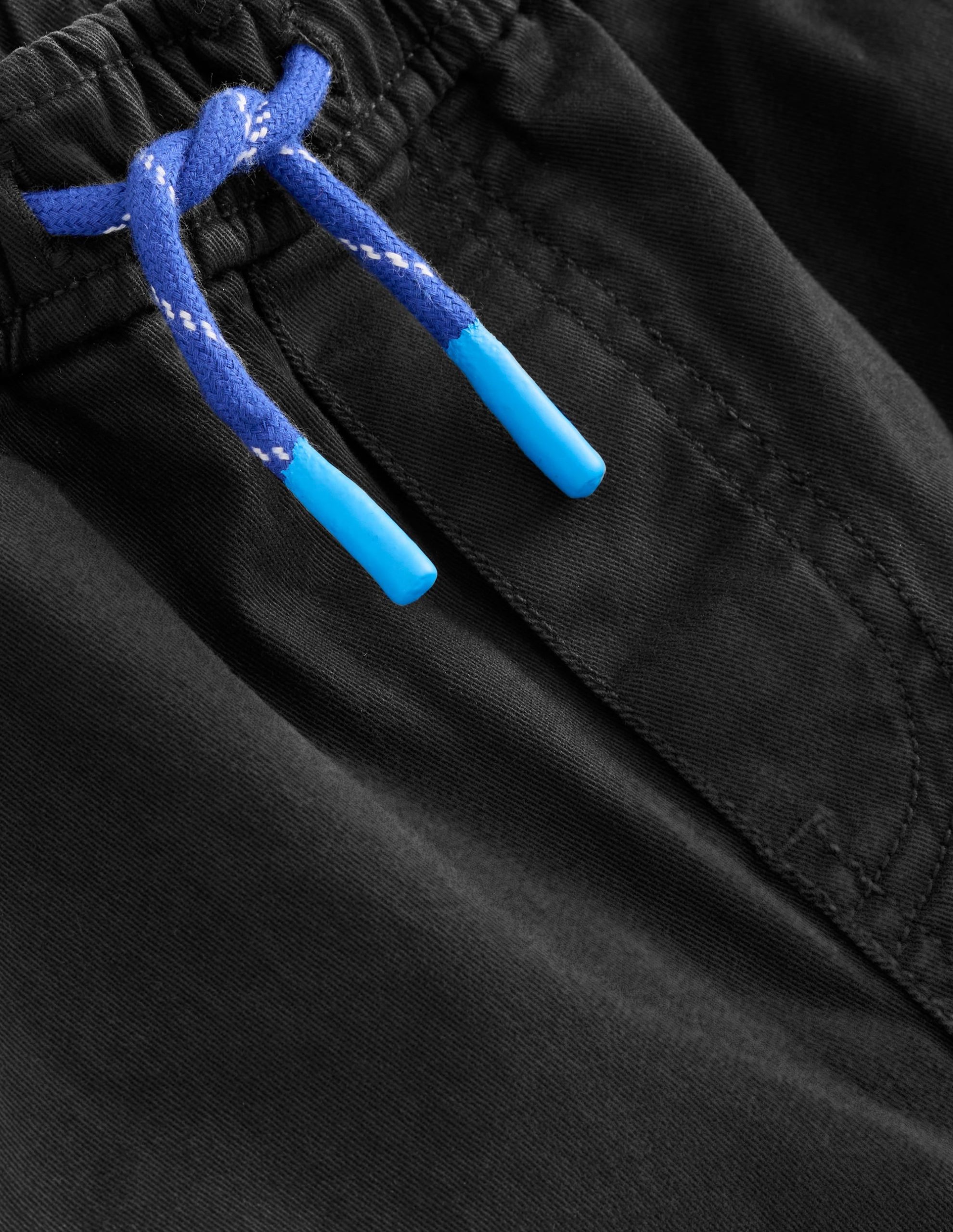 Slim Pull On Trousers-Black - Image 3