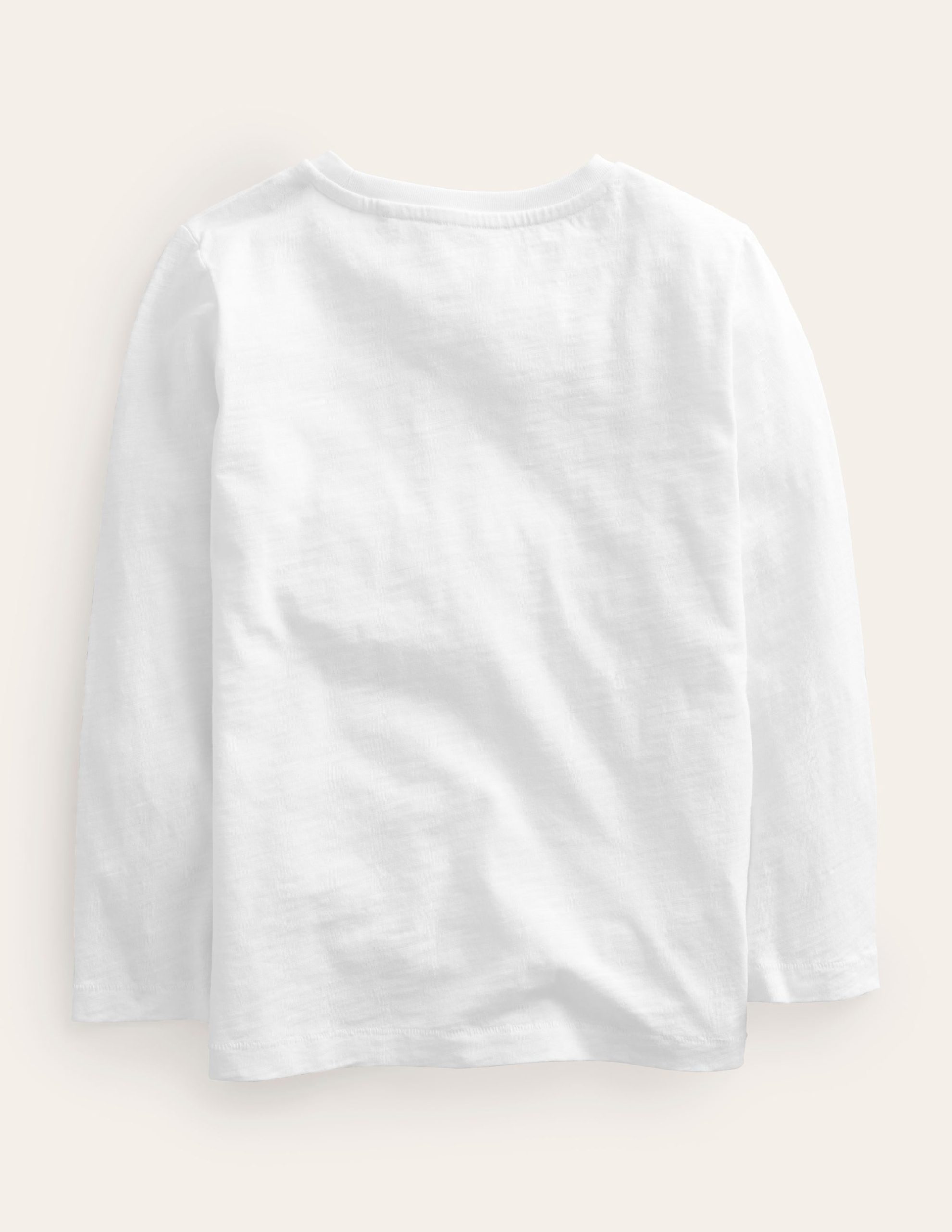 Everyday Long Sleeve T-Shirt-White - Image 2