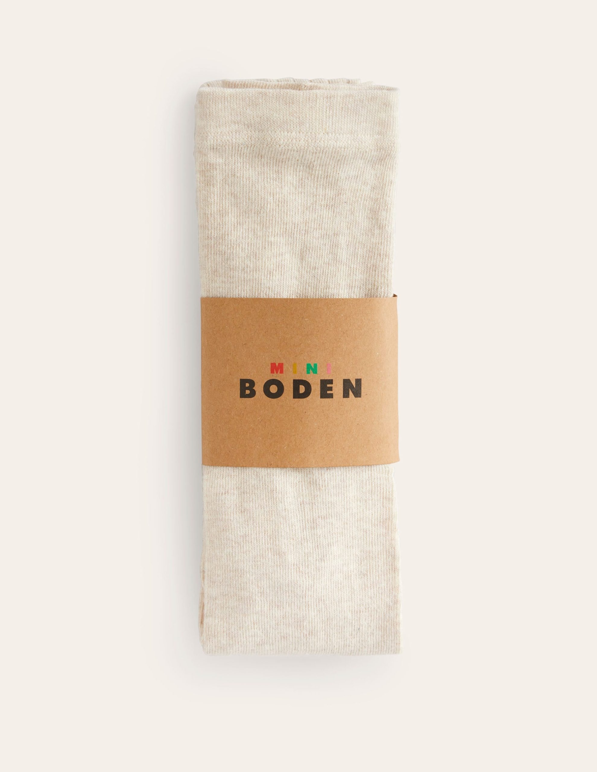 Ribbed Tights-Oatmeal - Image 2