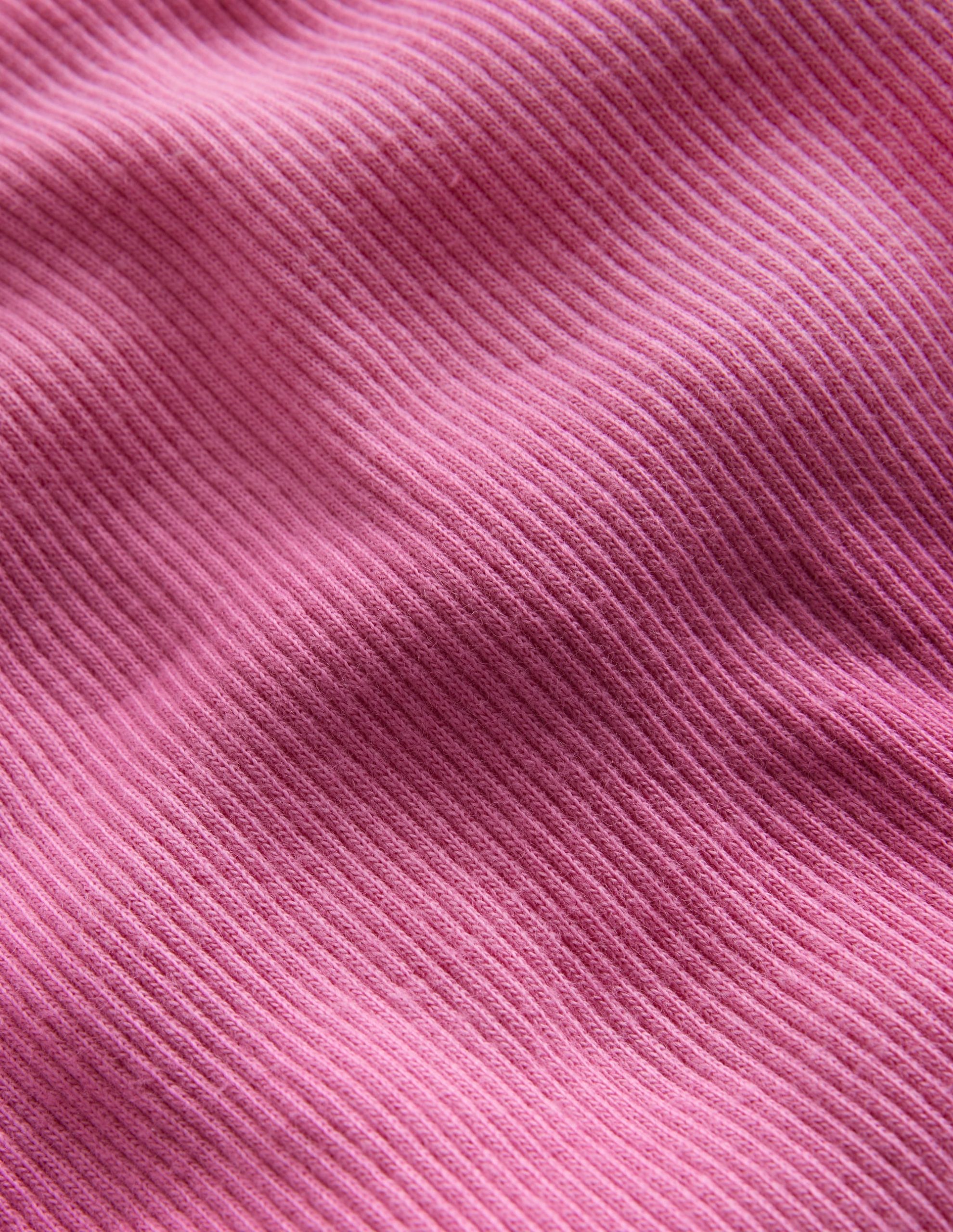 Ribbed Short Sleeve T-Shirt-Strawberry Ice - Image 4