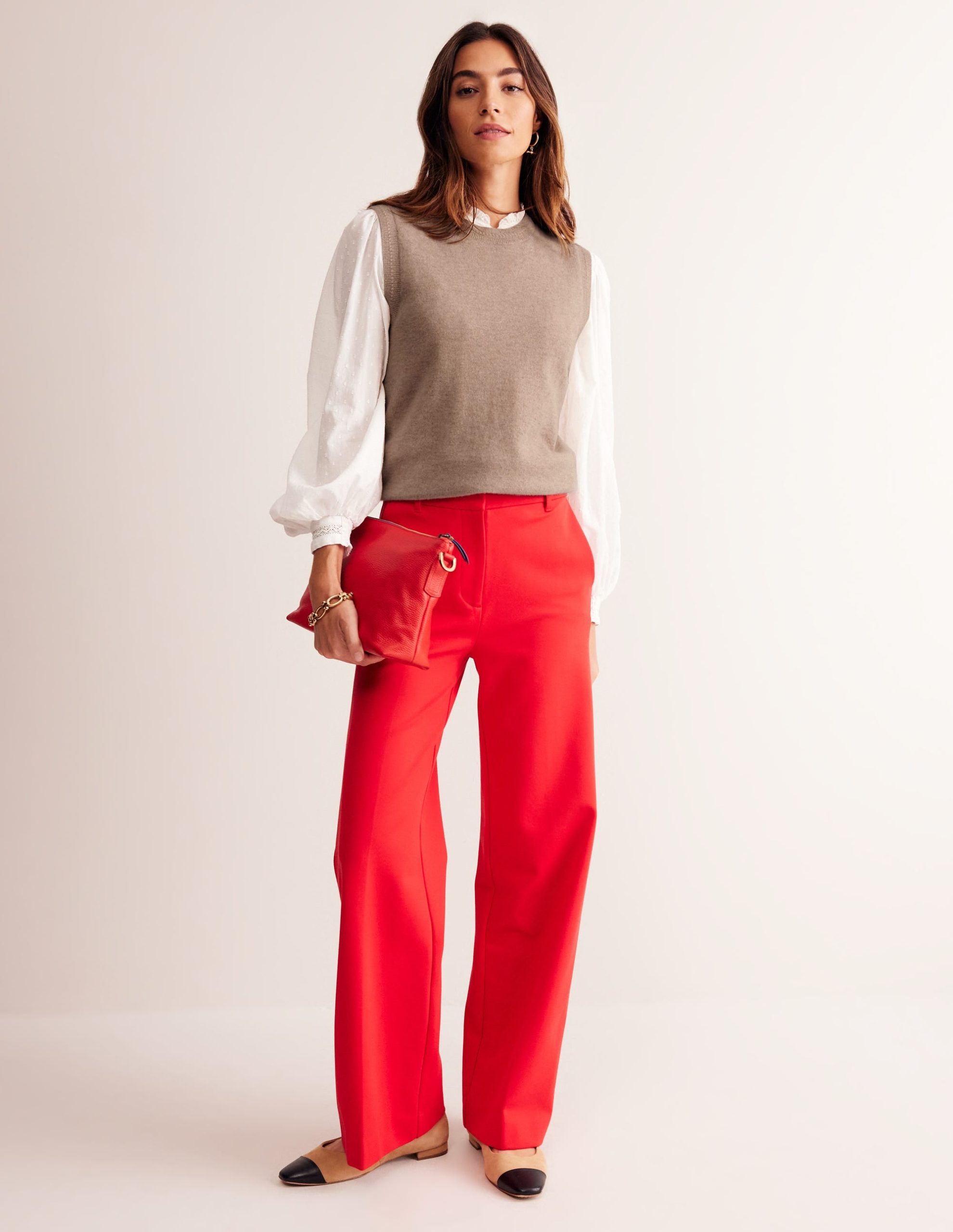 Eva Cashmere Vest-Chinchilla Melange - Image 4