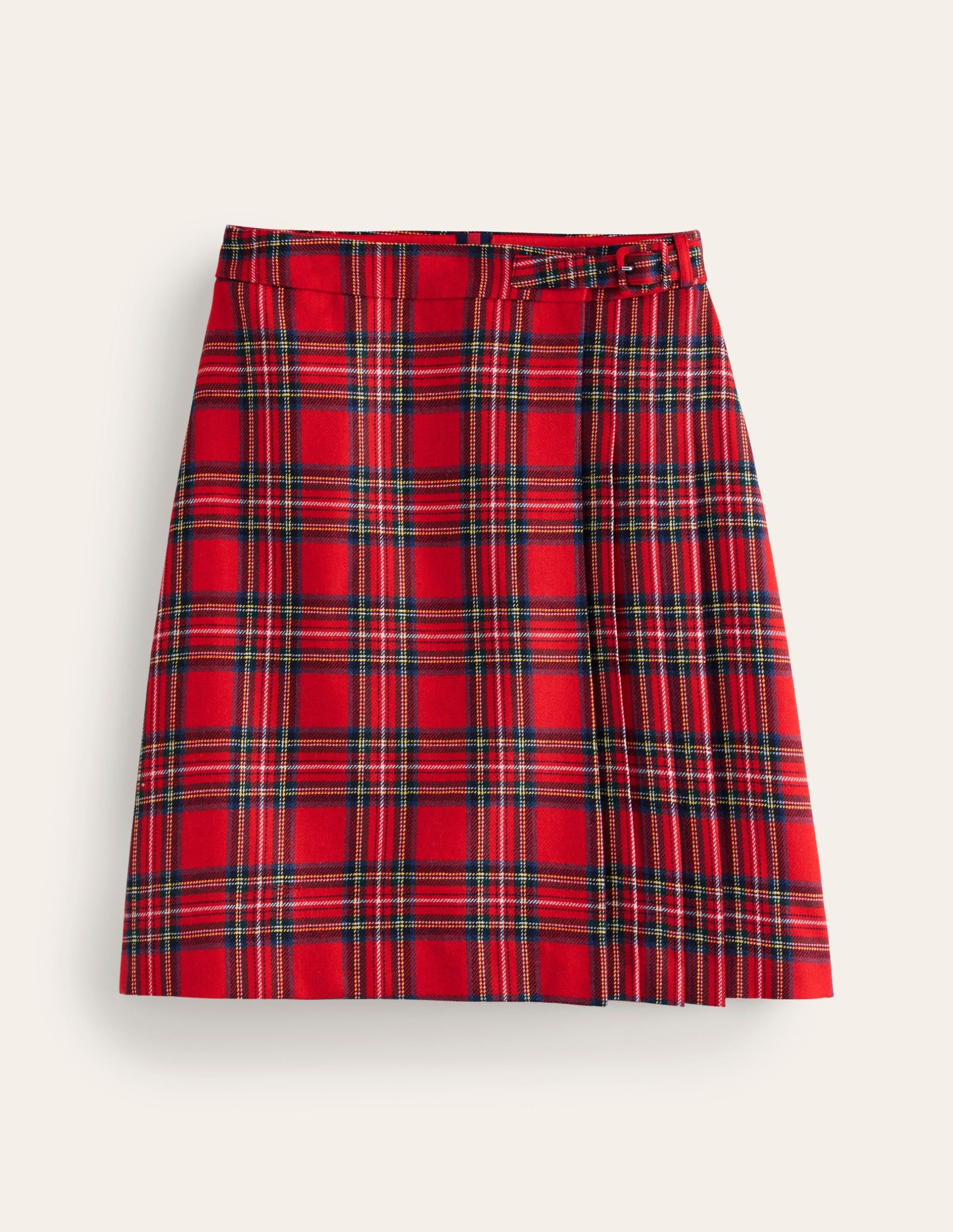 Helen Buckled Kilt-Red and Blue Check - Image 10