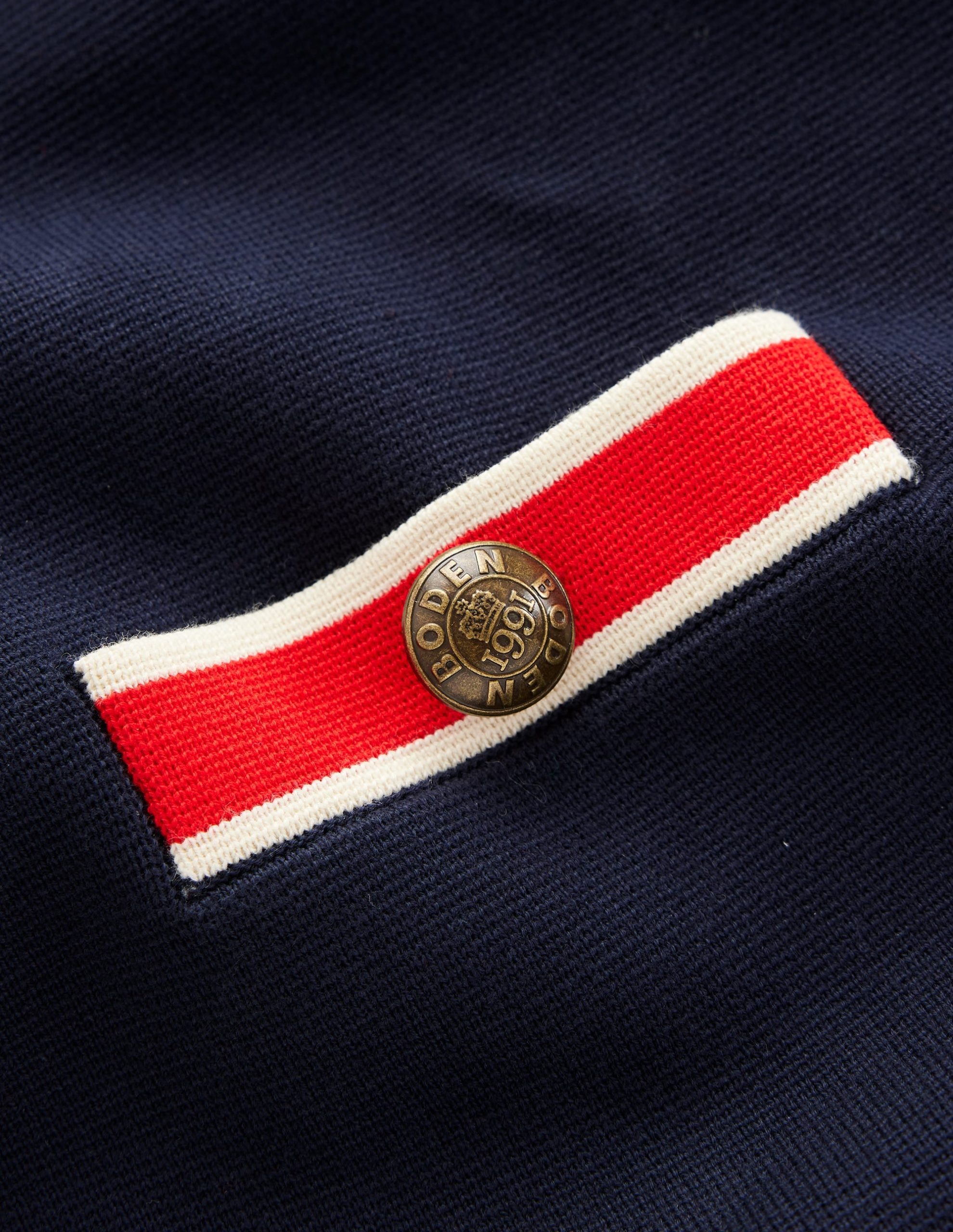 Holly Knitted Shift Dress-Navy - Image 7