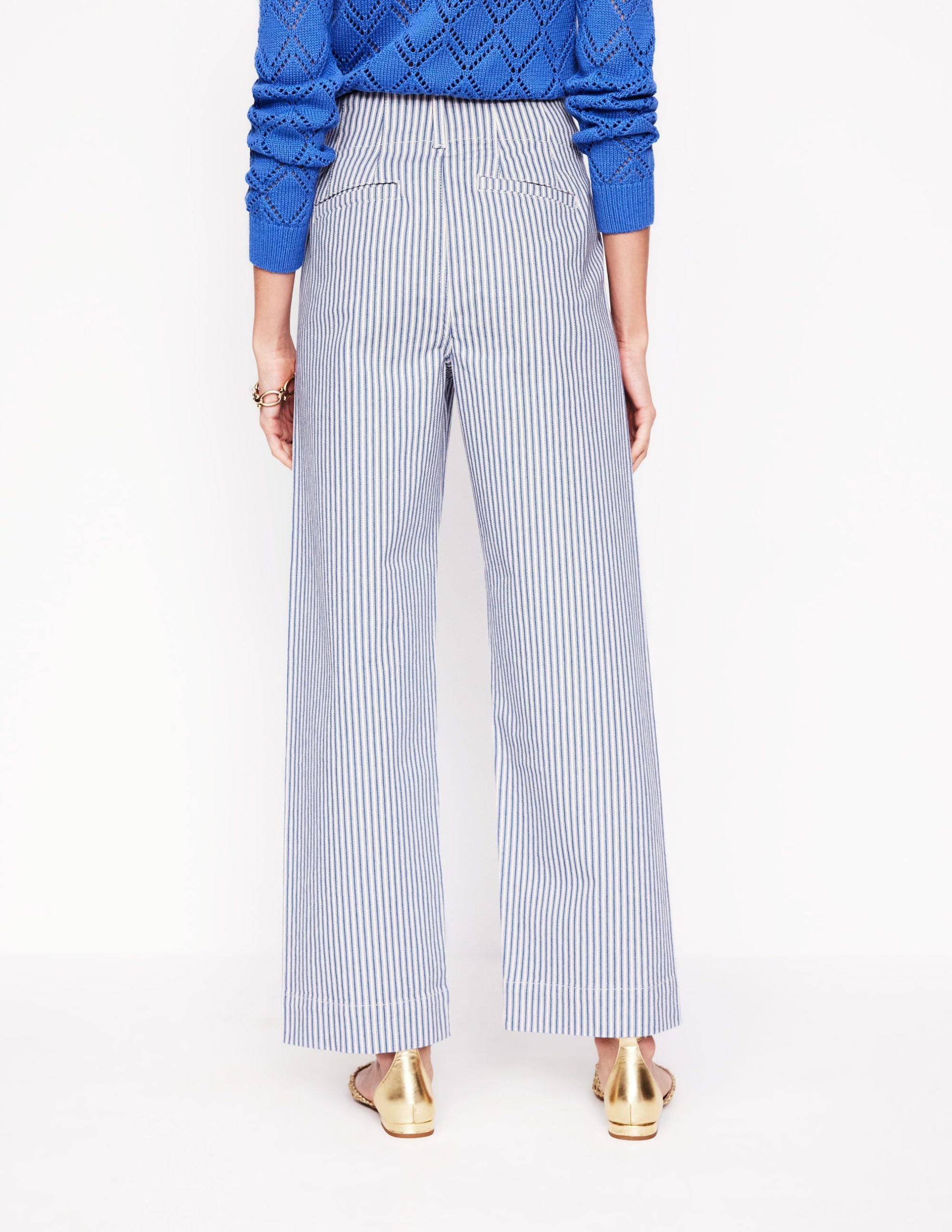Primrose Patch Pocket Pants-Ticking Stripe - Image 3
