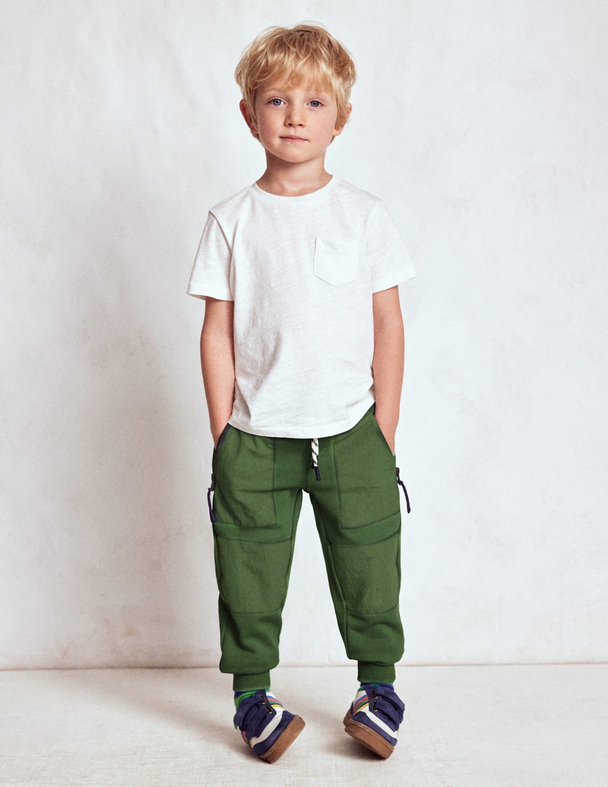 Warrior Knee Joggers-Newt Green