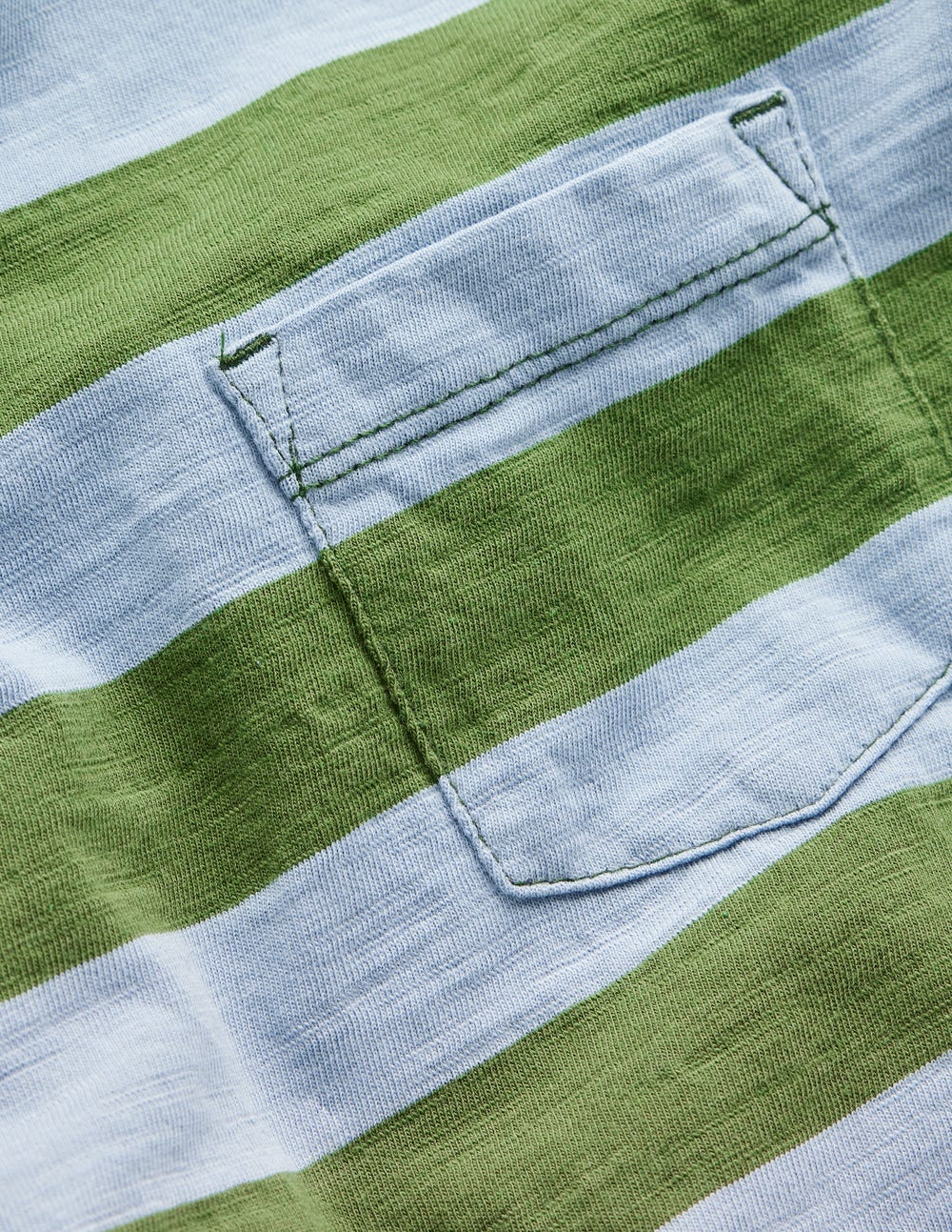 Everyday Long Sleeve T-Shirt-Glacier Blue/ Broccoli Green - Image 3