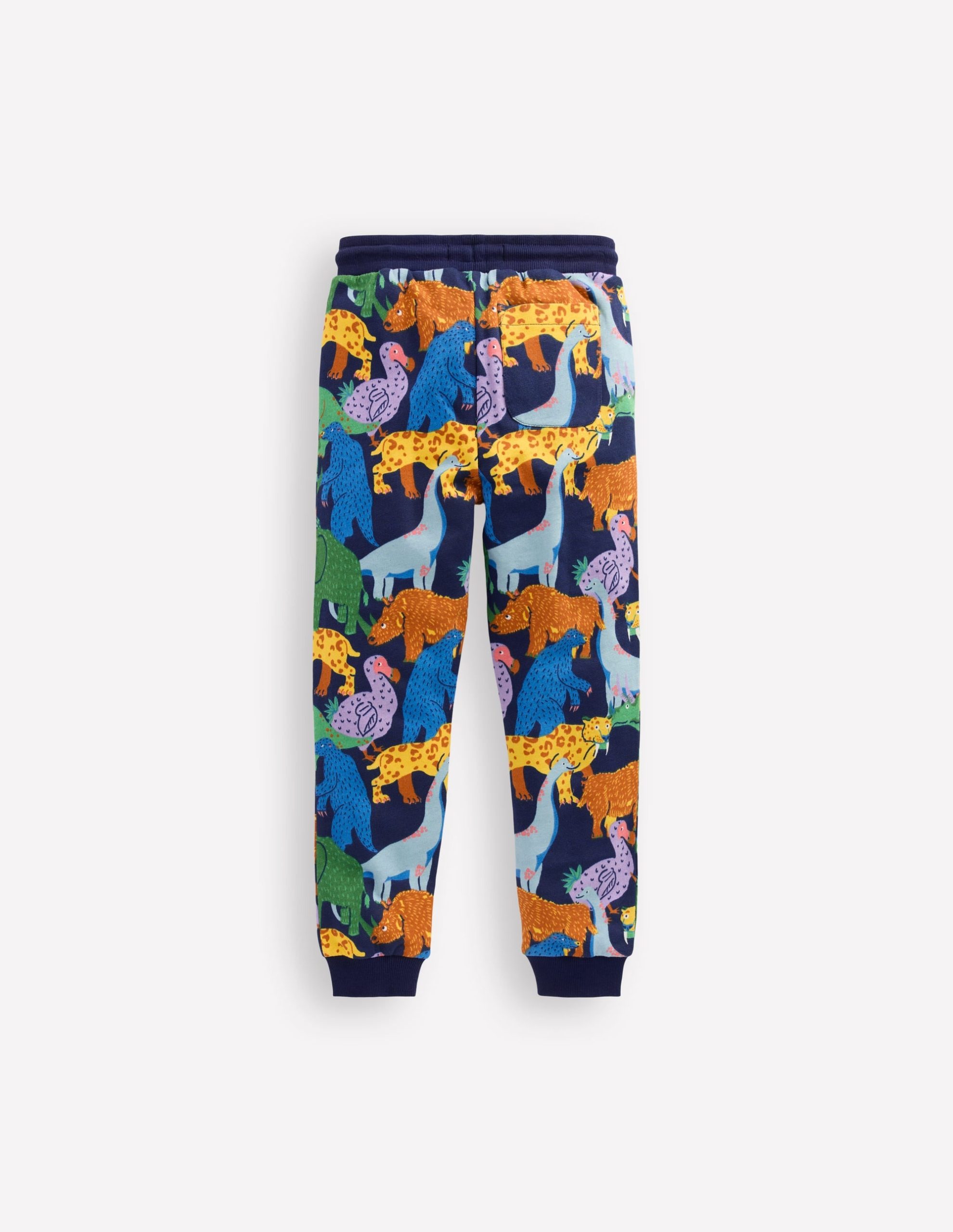 Printed Comfy Sweatpants-Prehistoric Animals - Image 2