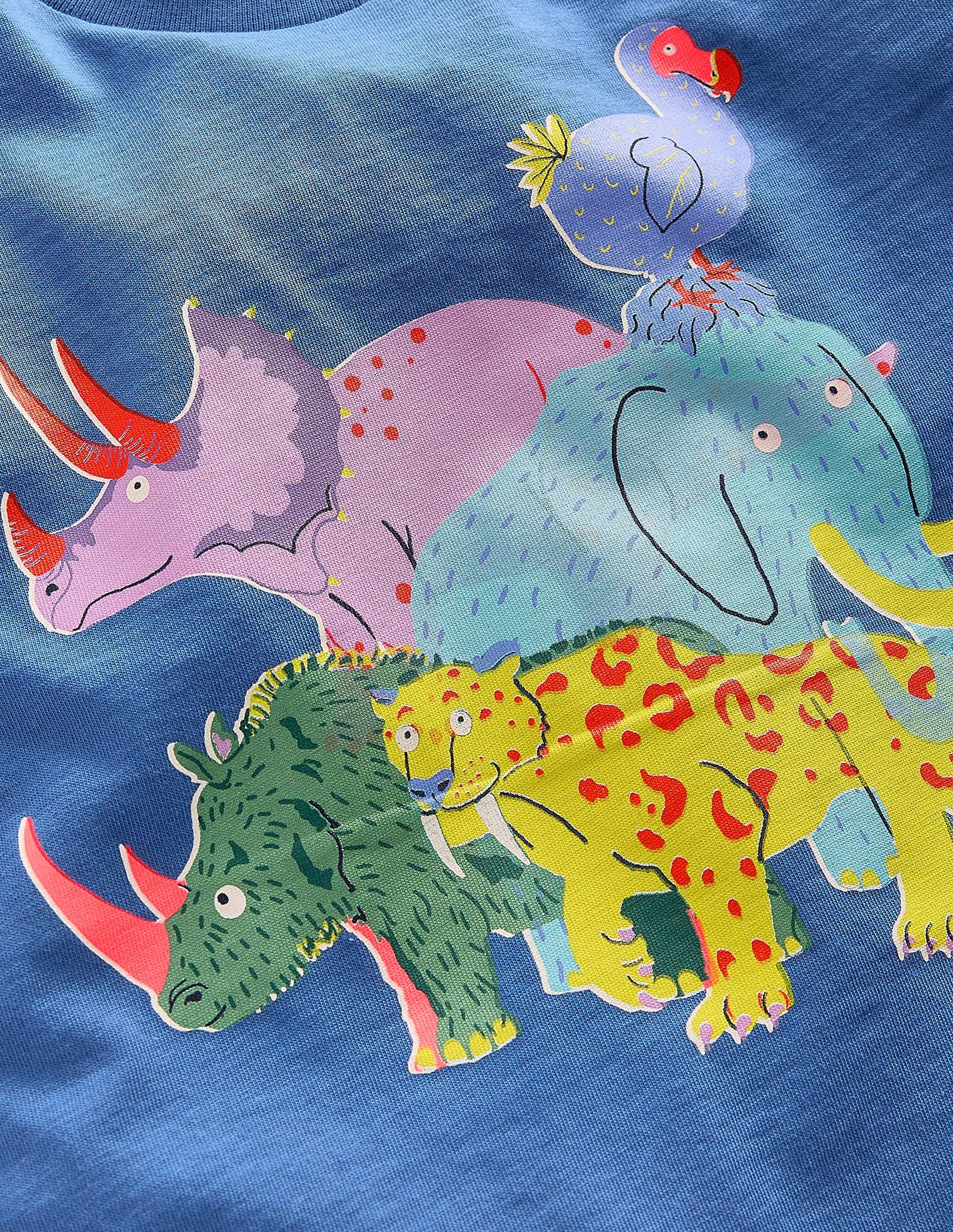 Short Sleeve Riso T-Shirt-Delft Extinct Animals - Image 4