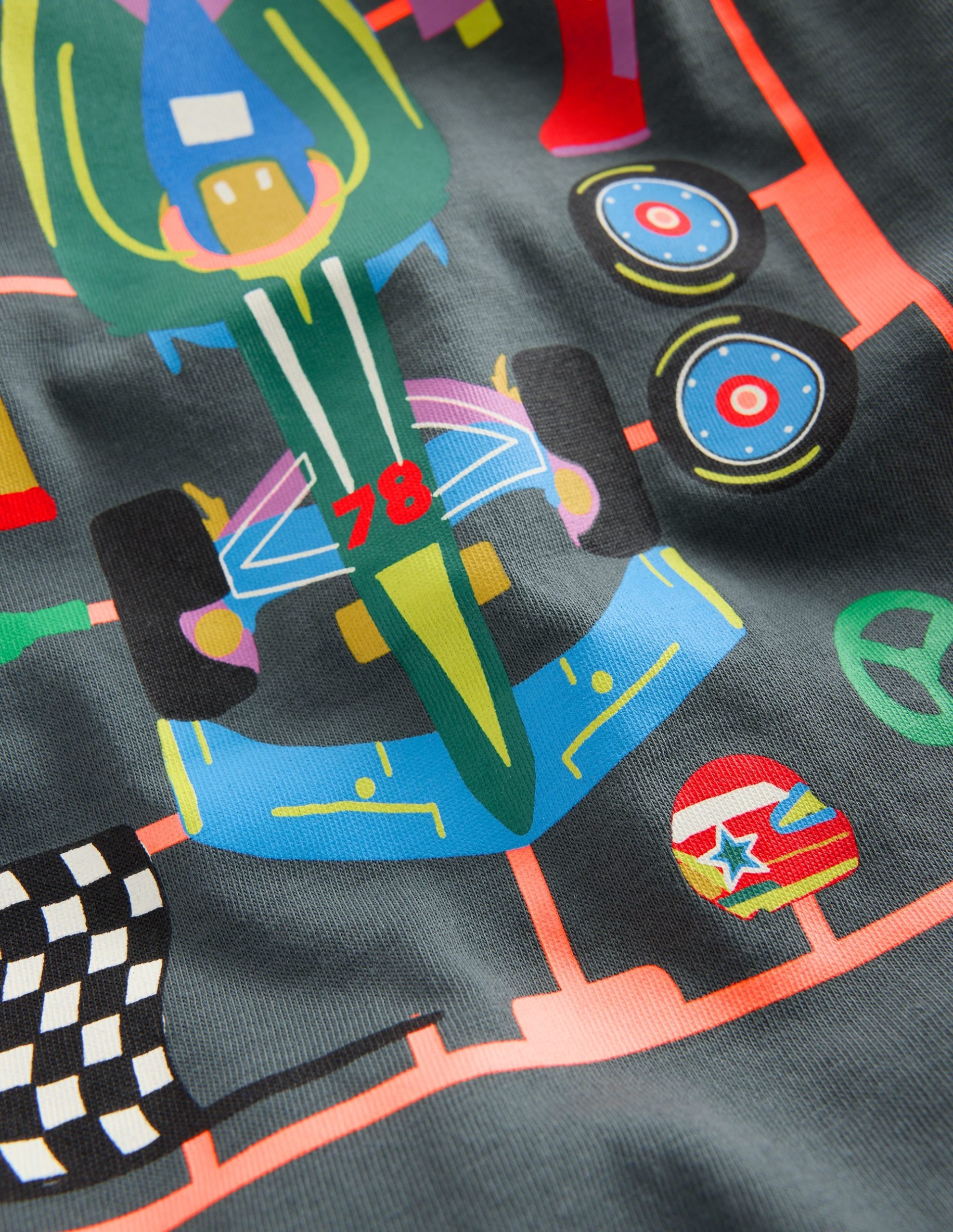 Front & Back Printed T-shirt-Smoke Kit Car - Image 3