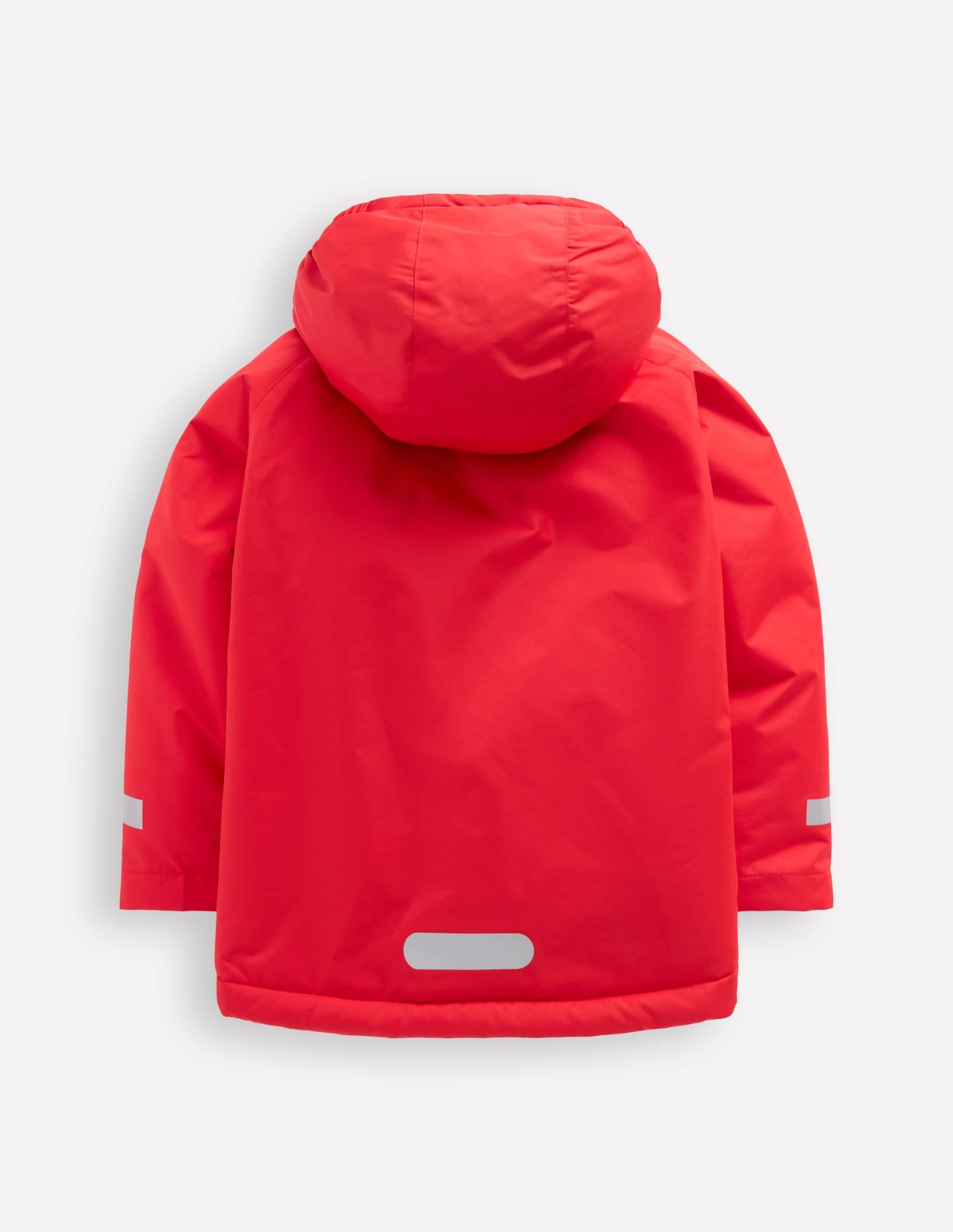Borg Lined Anorak-Red - Image 2