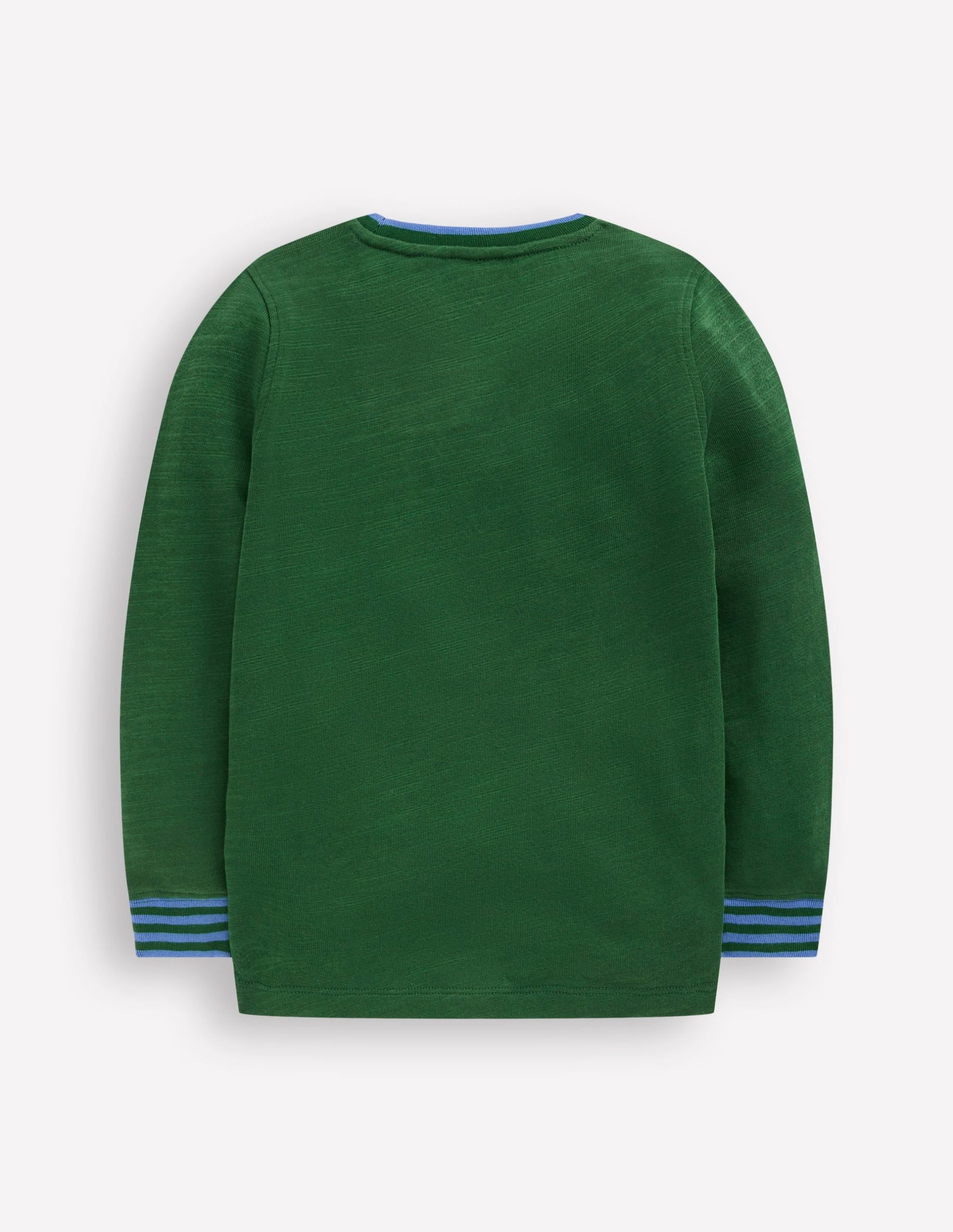 Cosy Mid-weight T-shirt-Pine Green - Image 5