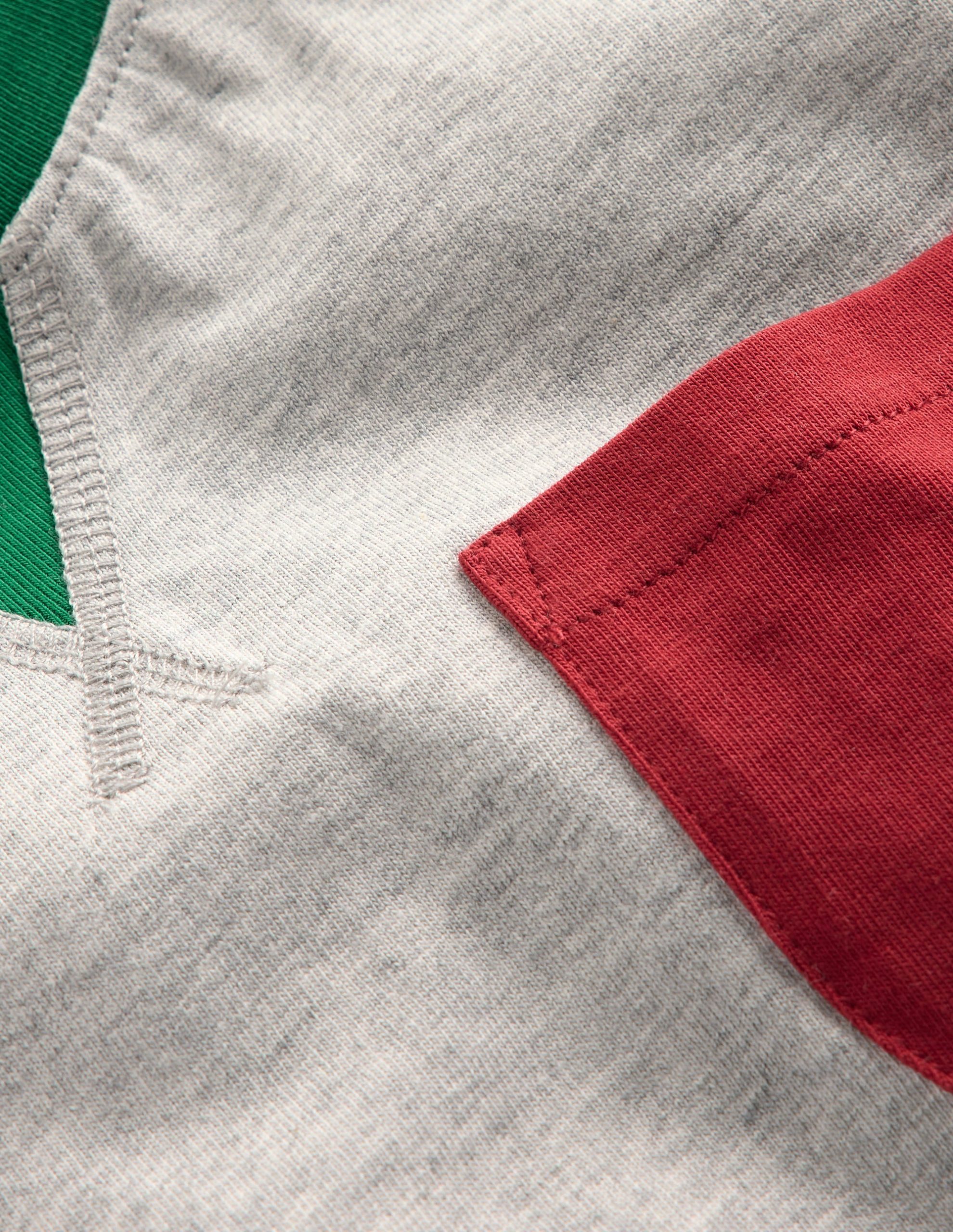 Colour Block T-shirt-GREY MARL COLOURBLOCK - Image 6