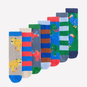 Socks 7 Pack-Multi Animals