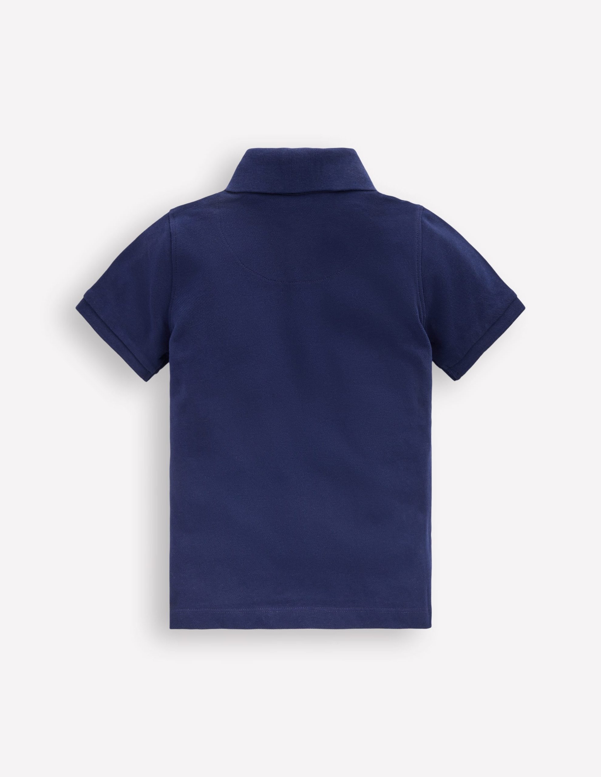 Piqu?? Polo Shirt-College Navy - Image 2