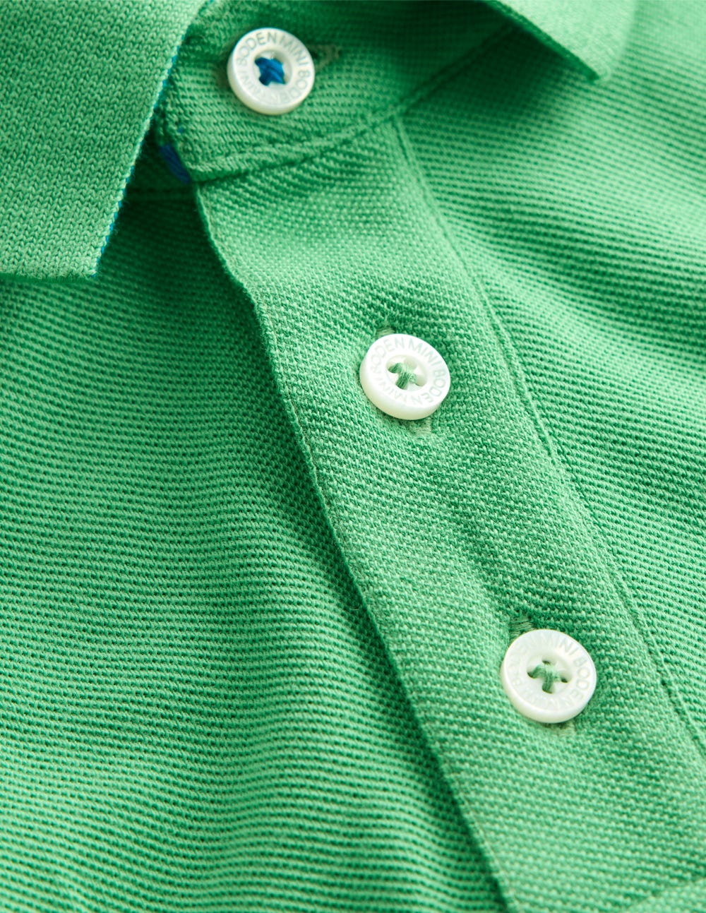 Piqu?? Polo Shirt-Aloe Green - Image 3