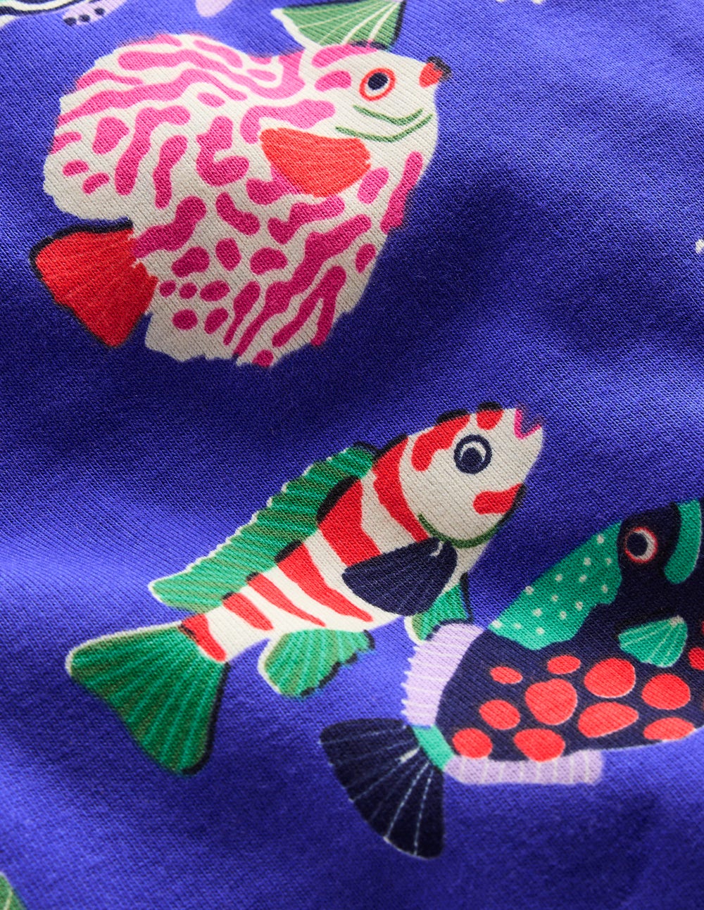 Snug Short John Glow Pyjamas-Blue Heron Fish - Image 5