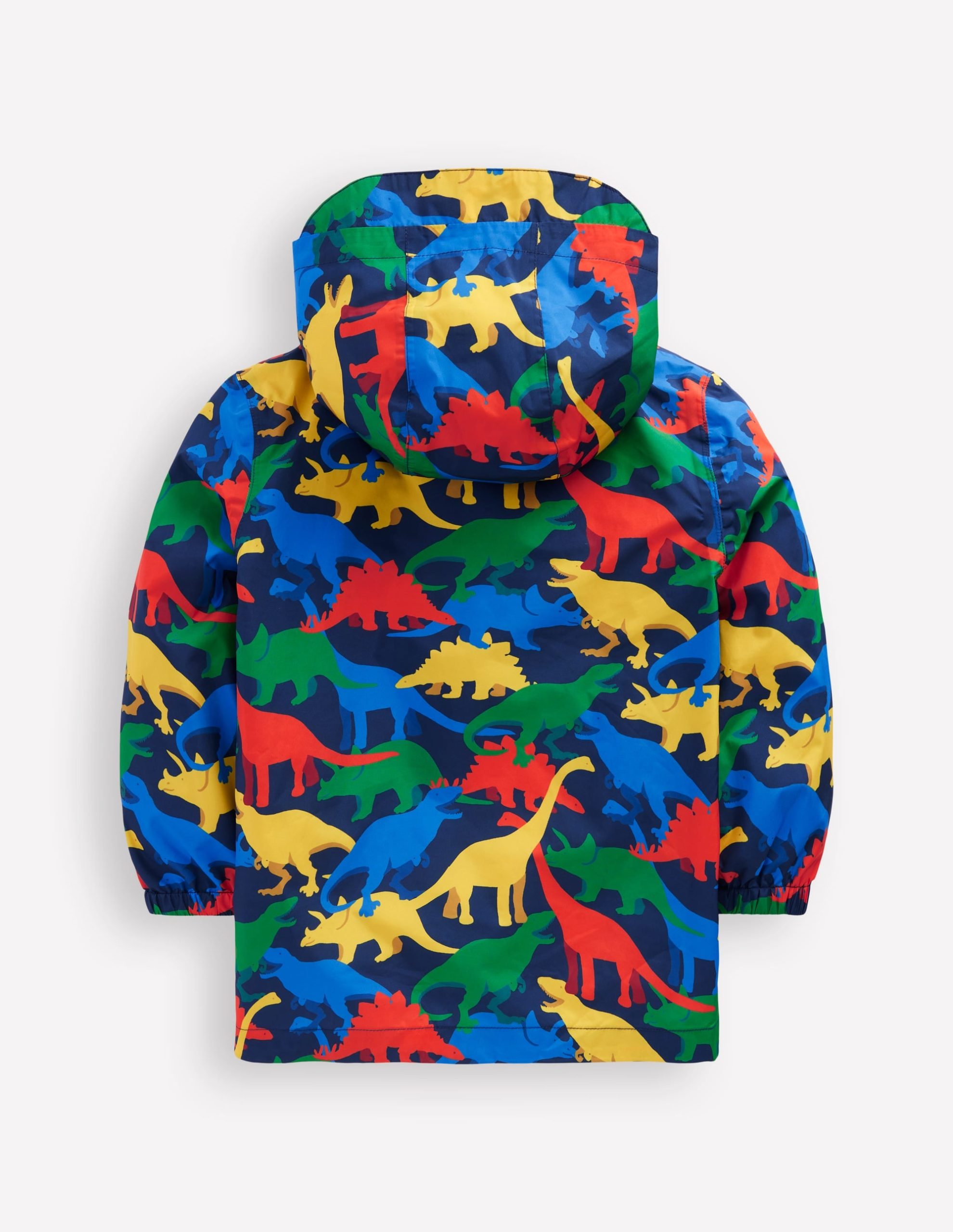 Waterproof Pop Over Jacket-College Navy Multi Dinos - Image 3