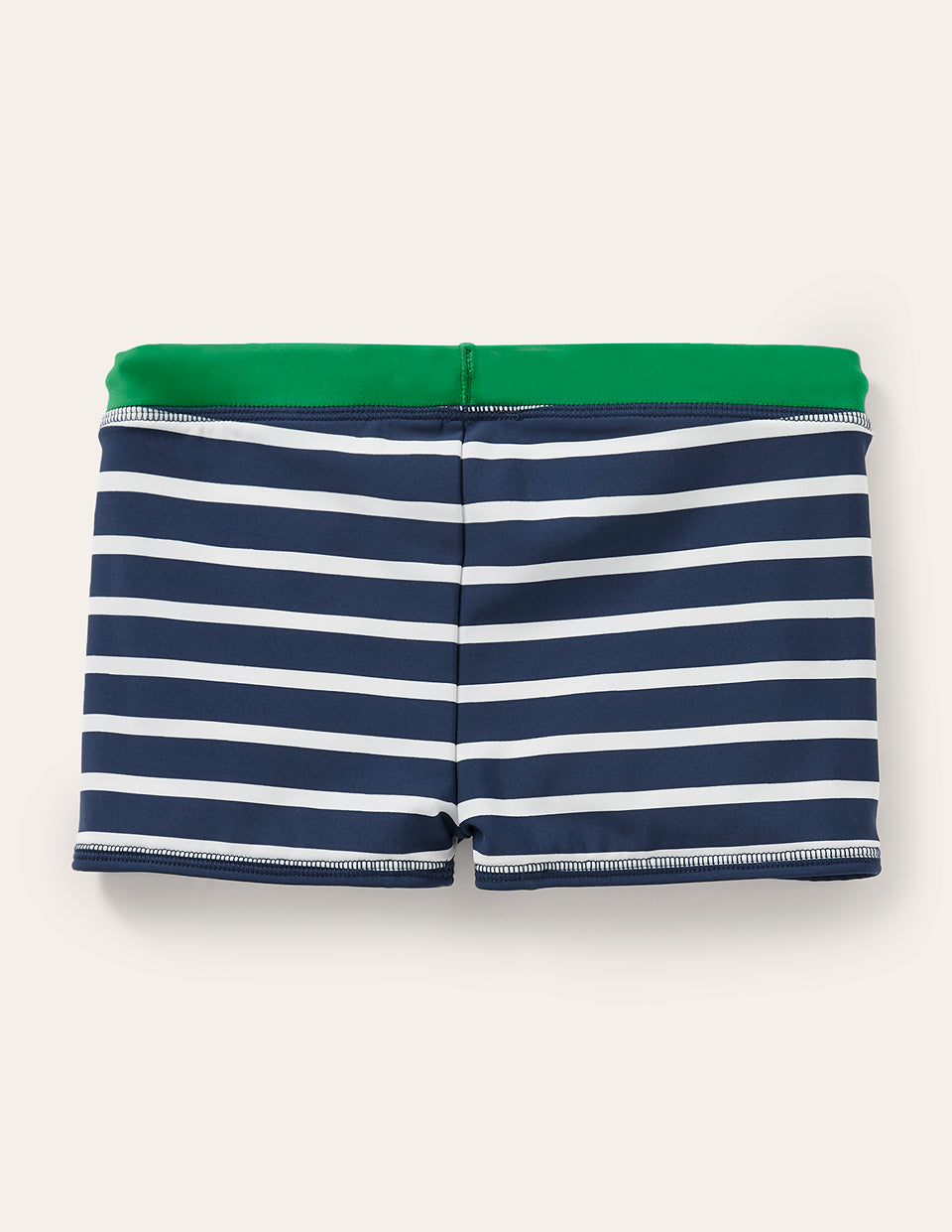 Swim Trunks-Navy Blue/White - Image 2
