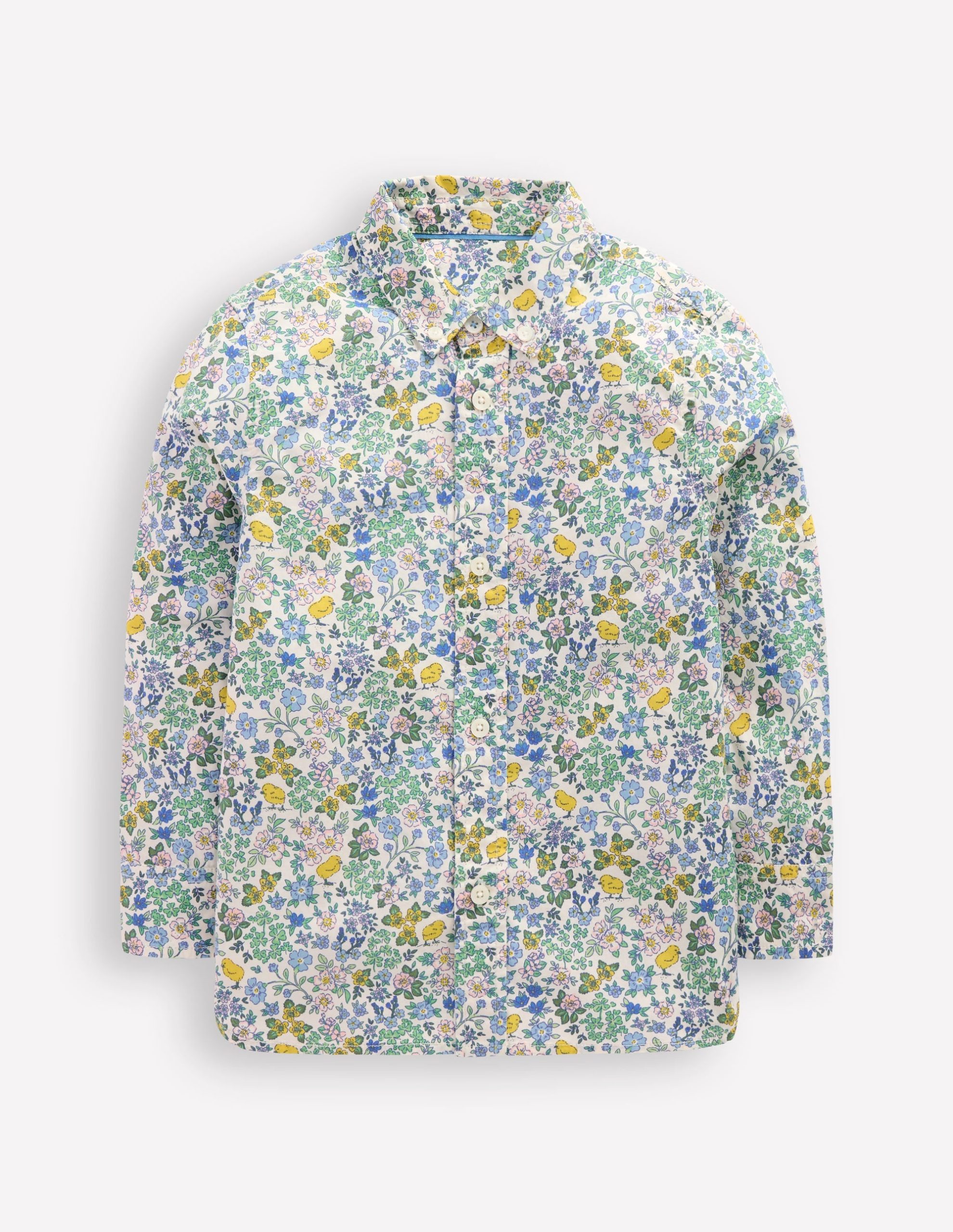Cotton Shirt-Easter Chick Floral - Image 3