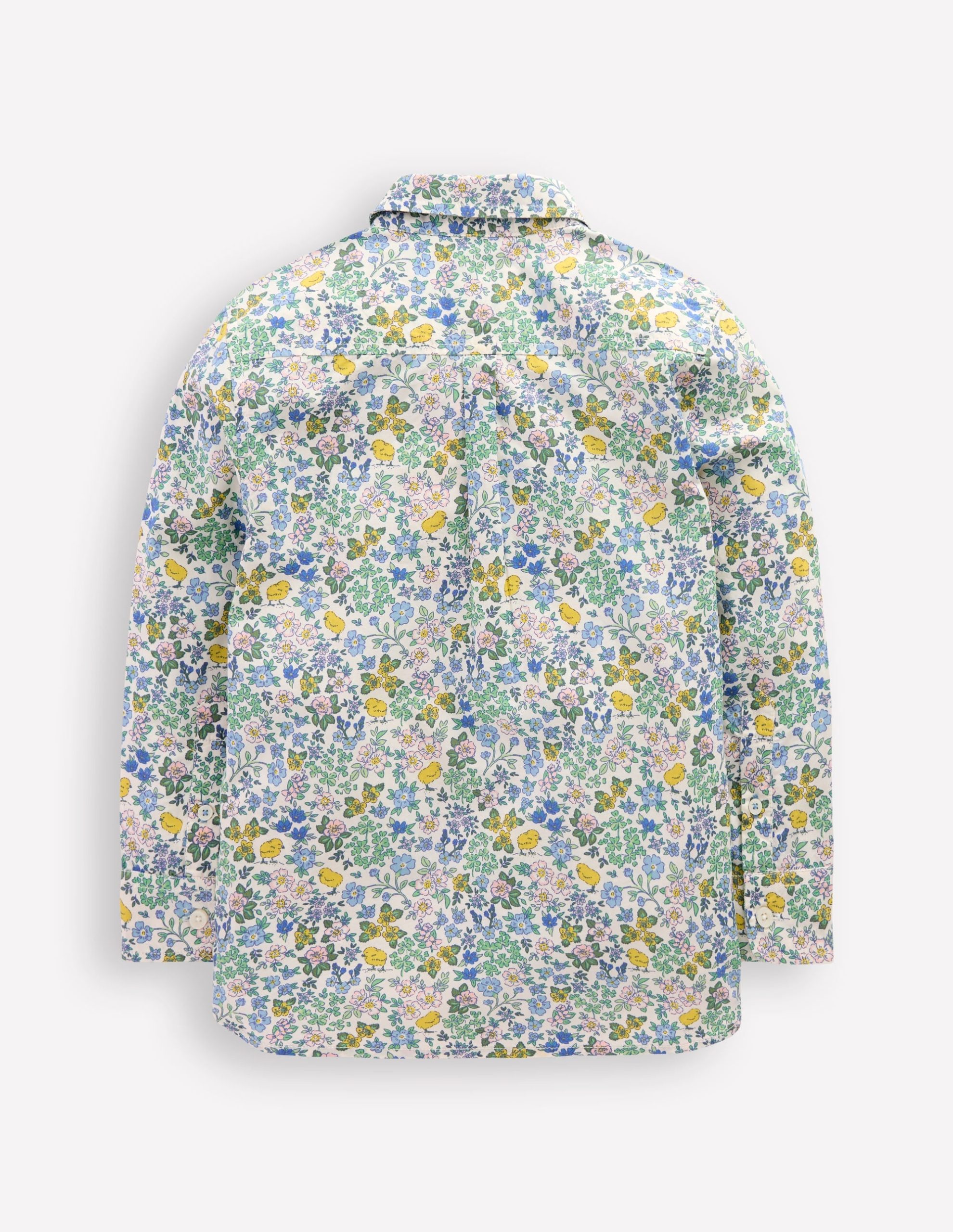 Cotton Shirt-Easter Chick Floral - Image 4