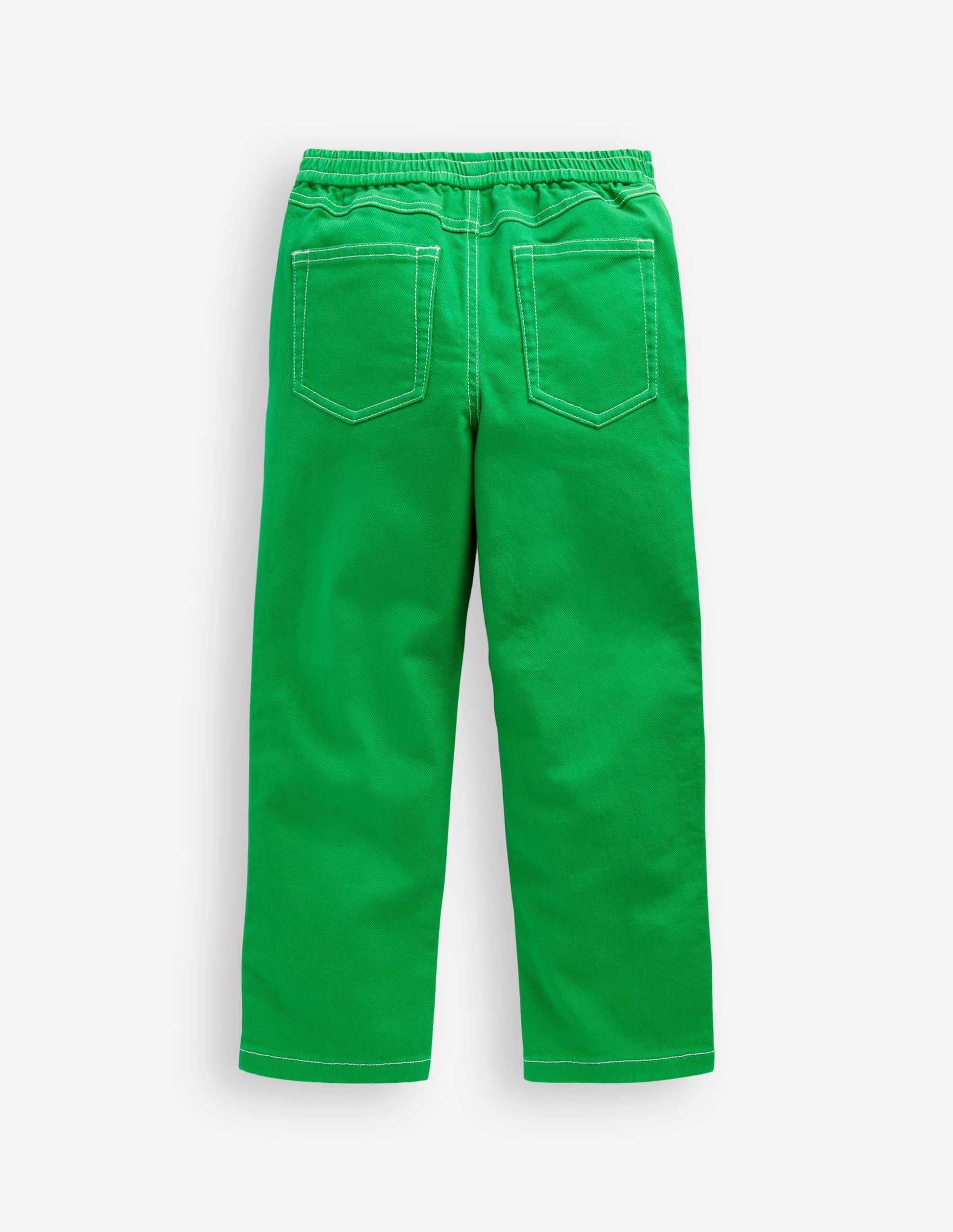 Pull-on Cotton Pants-Sapling Green - Image 2