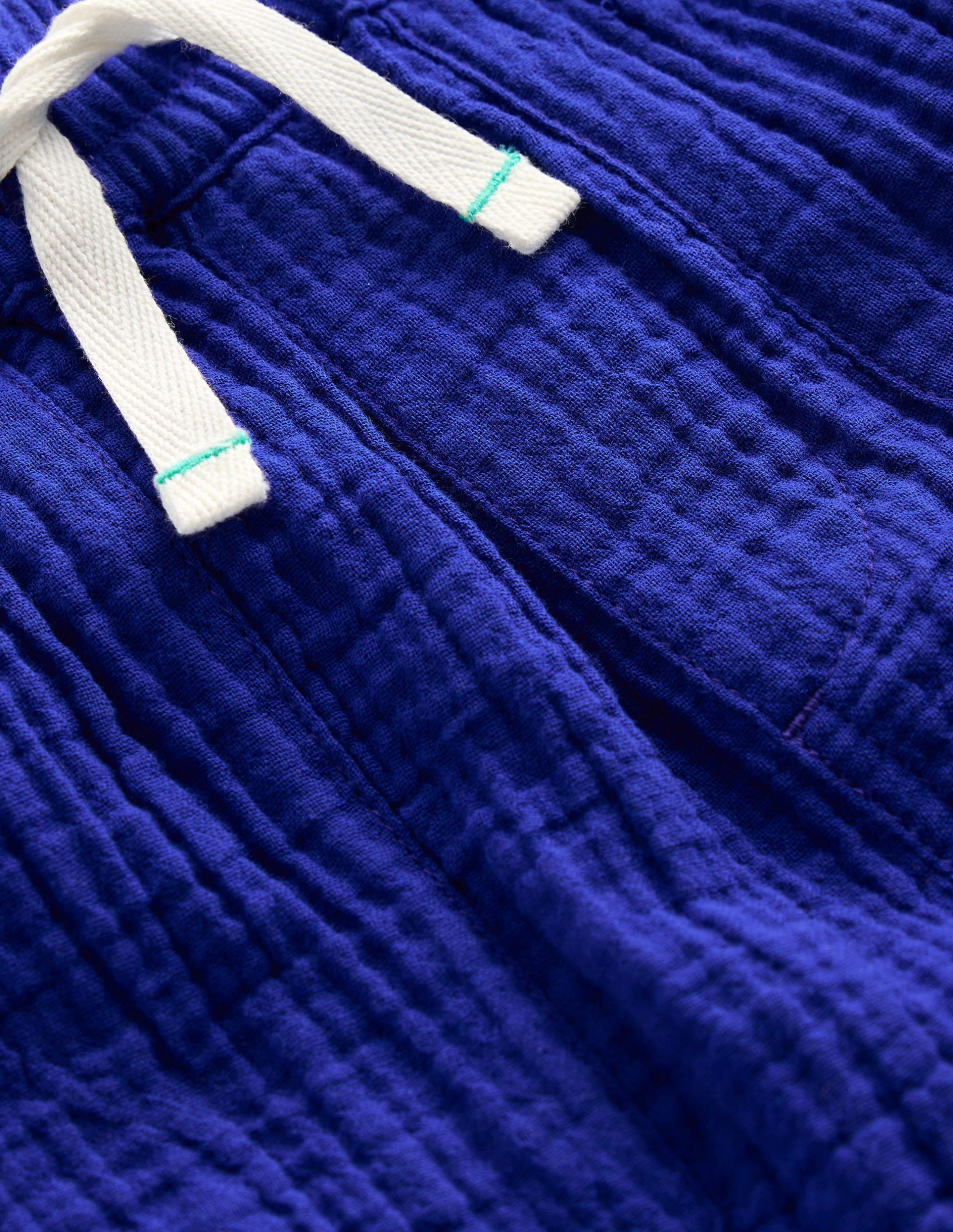 Double Cloth Shorts-Bright Blue - Image 4