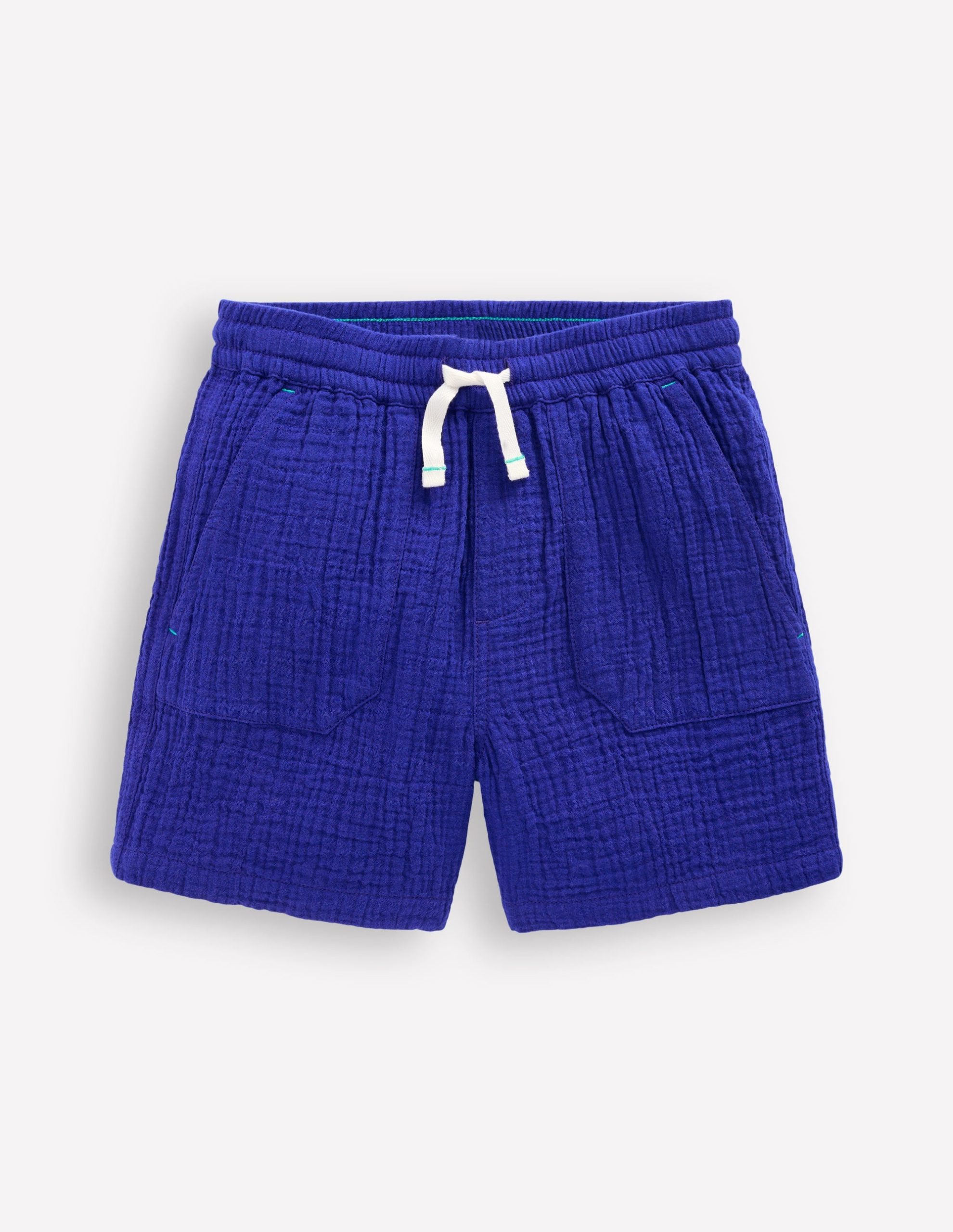 Double Cloth Shorts-Bright Blue - Image 2