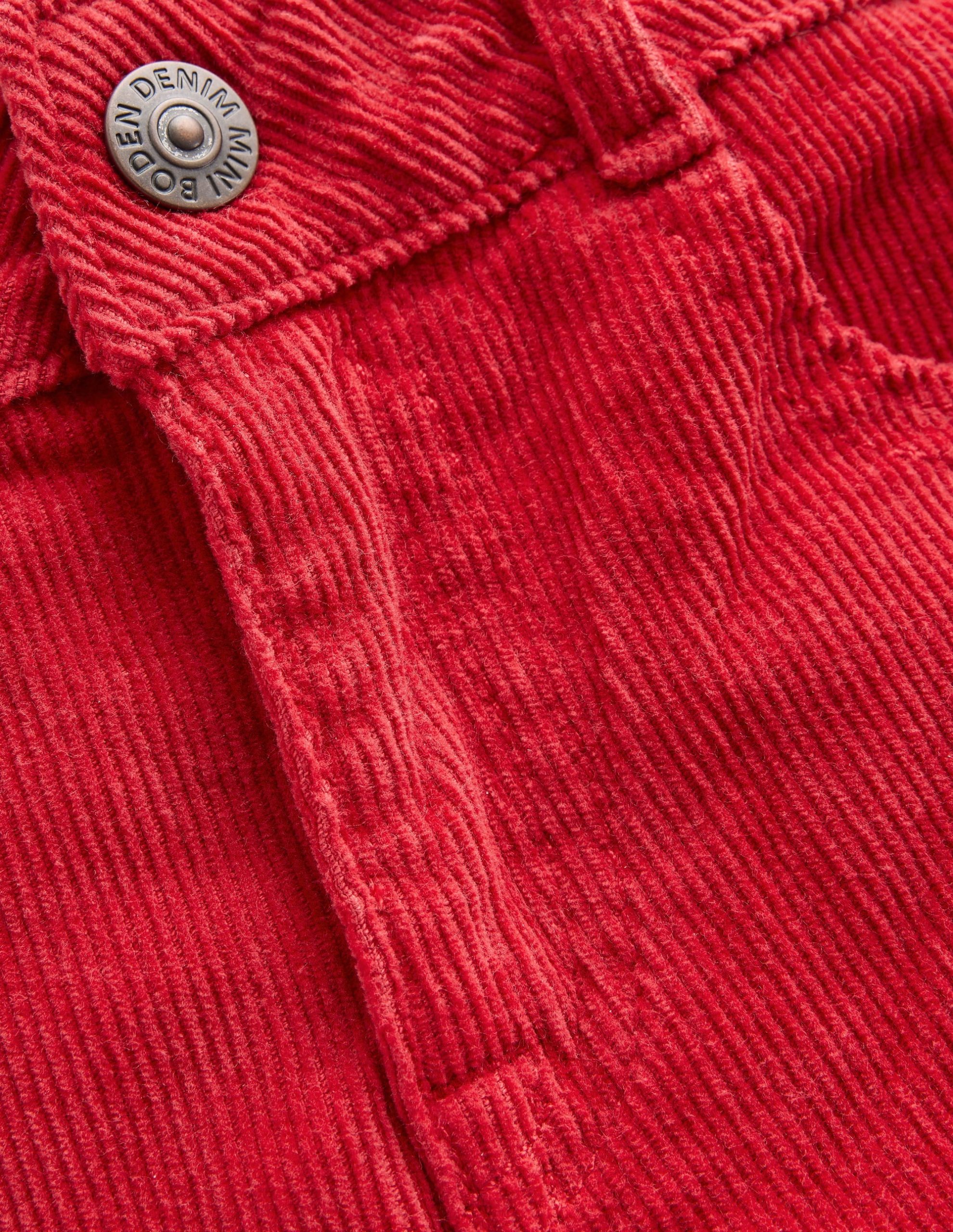 Classic Cord Pants-Carmine Red - Image 4