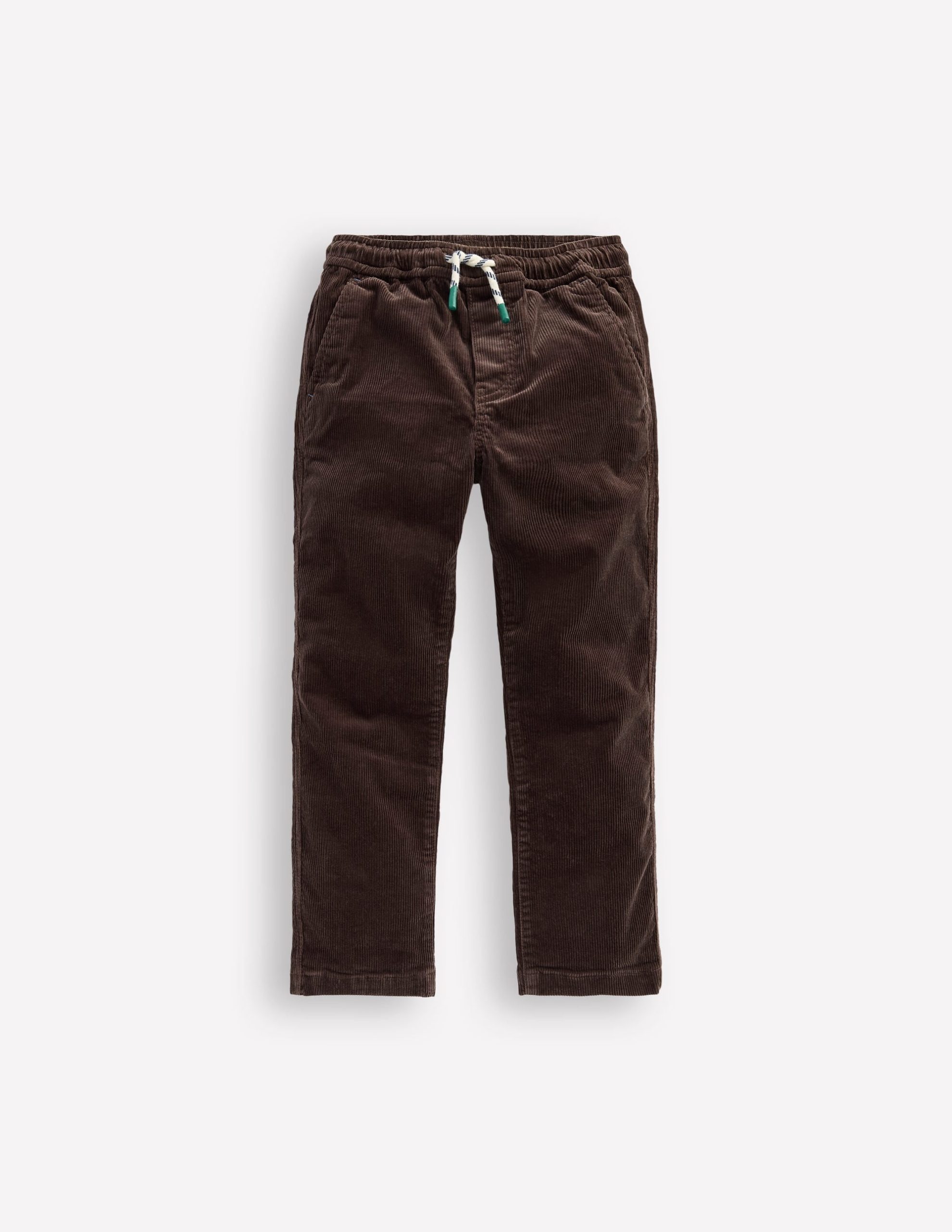 Slim Pull On Trousers-Espresso Cord