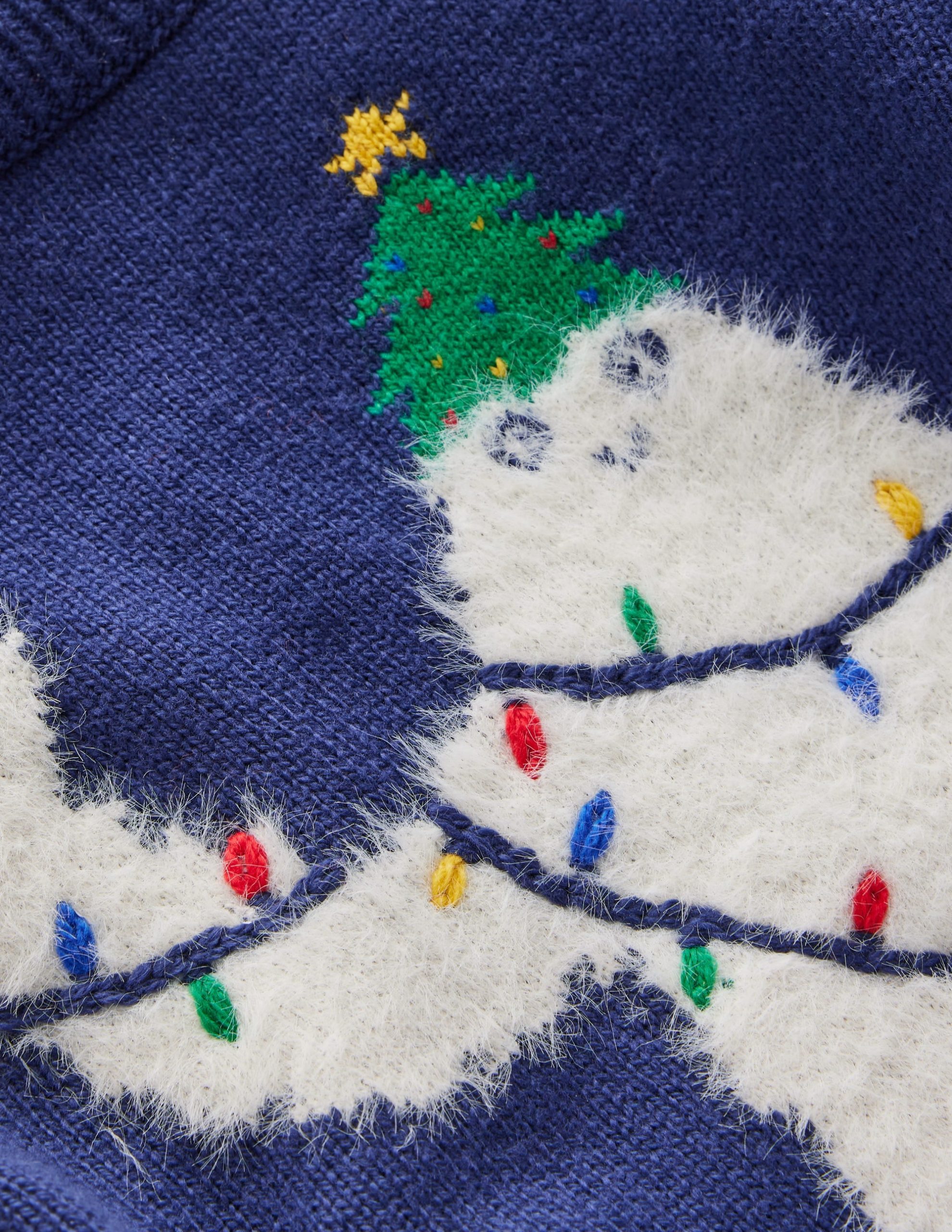 Fun Logo Sweater-College Navy Yeti - Image 3