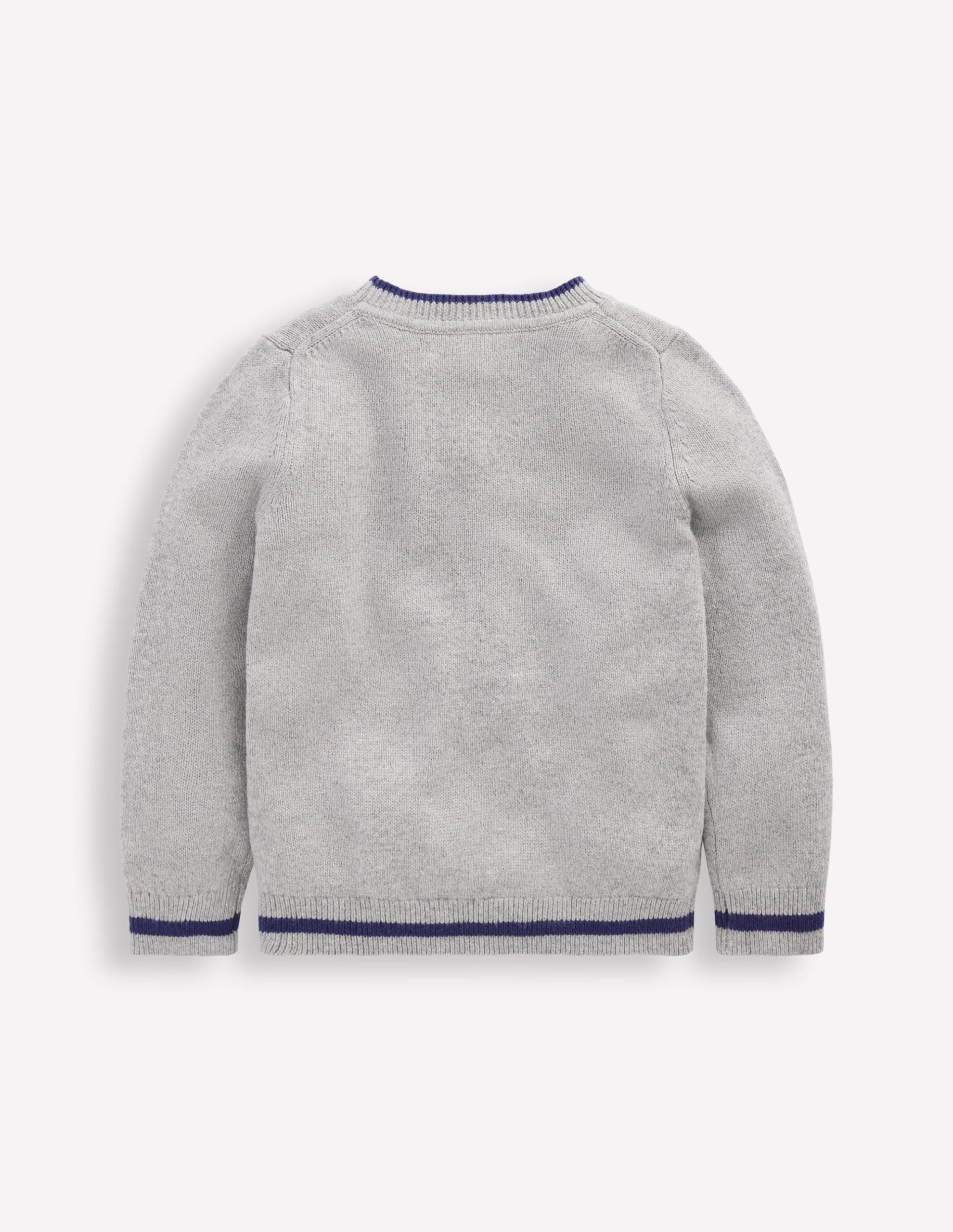 Fun Logo Sweater-Grey Marl Cars - Image 2