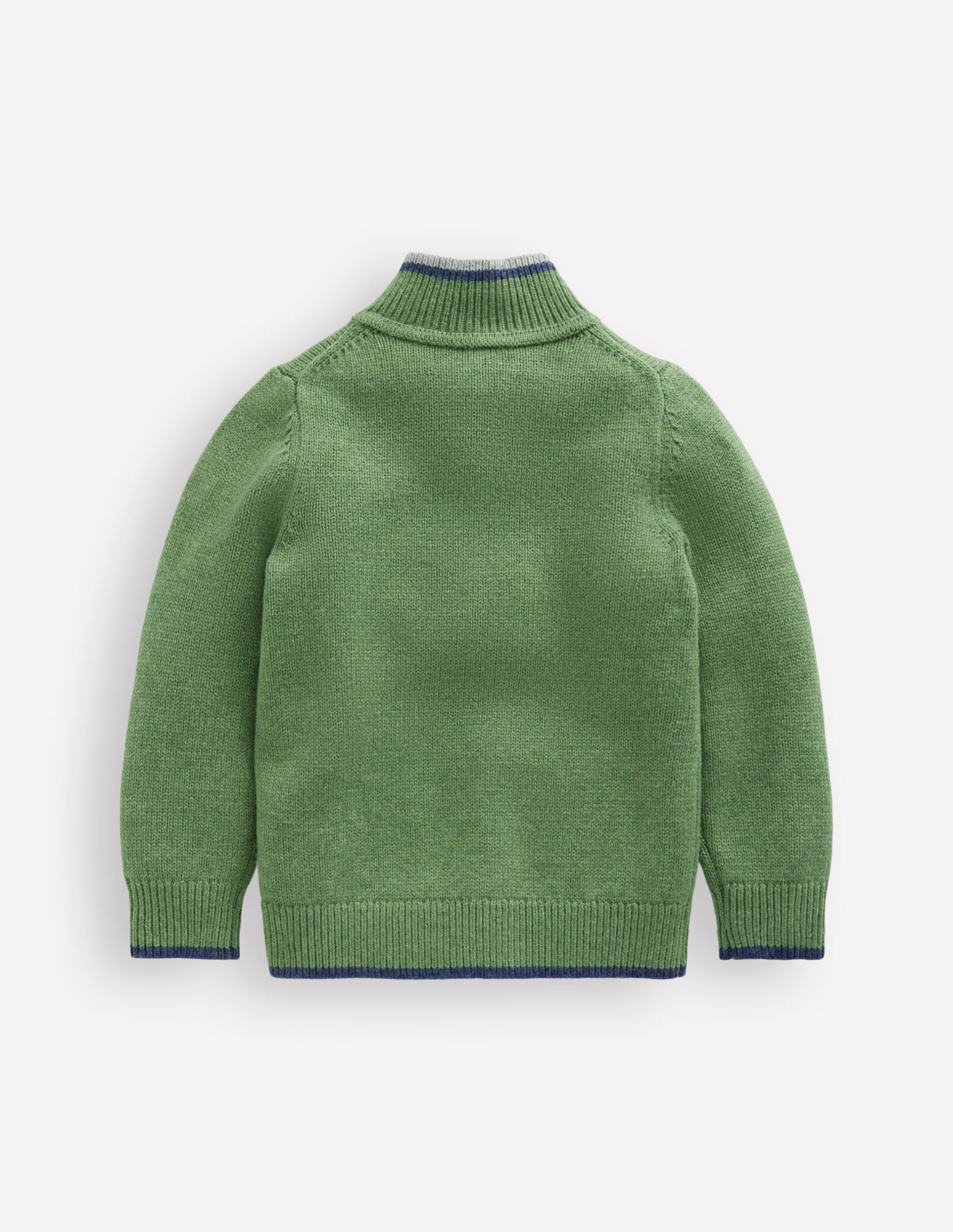 Heritage Half-zip Sweater-Safari Green - Image 5