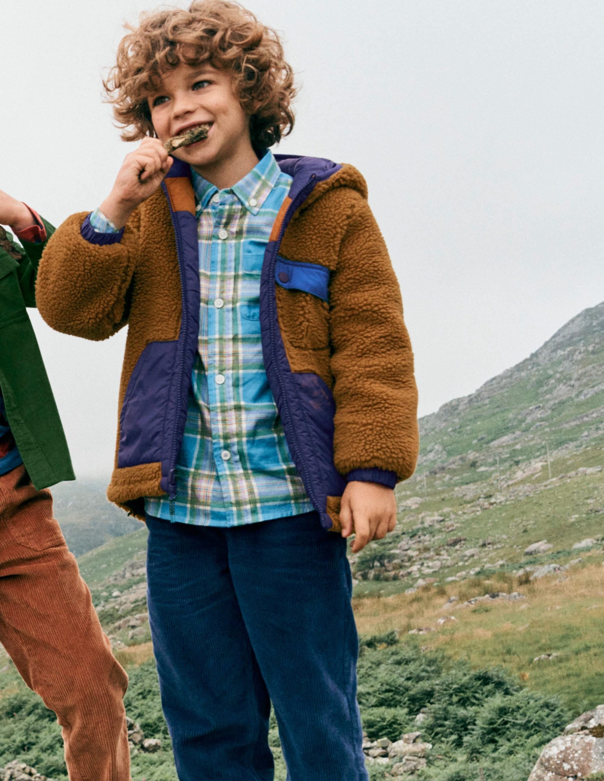 Reversible Cosy Borg Jacket-Brown Borg