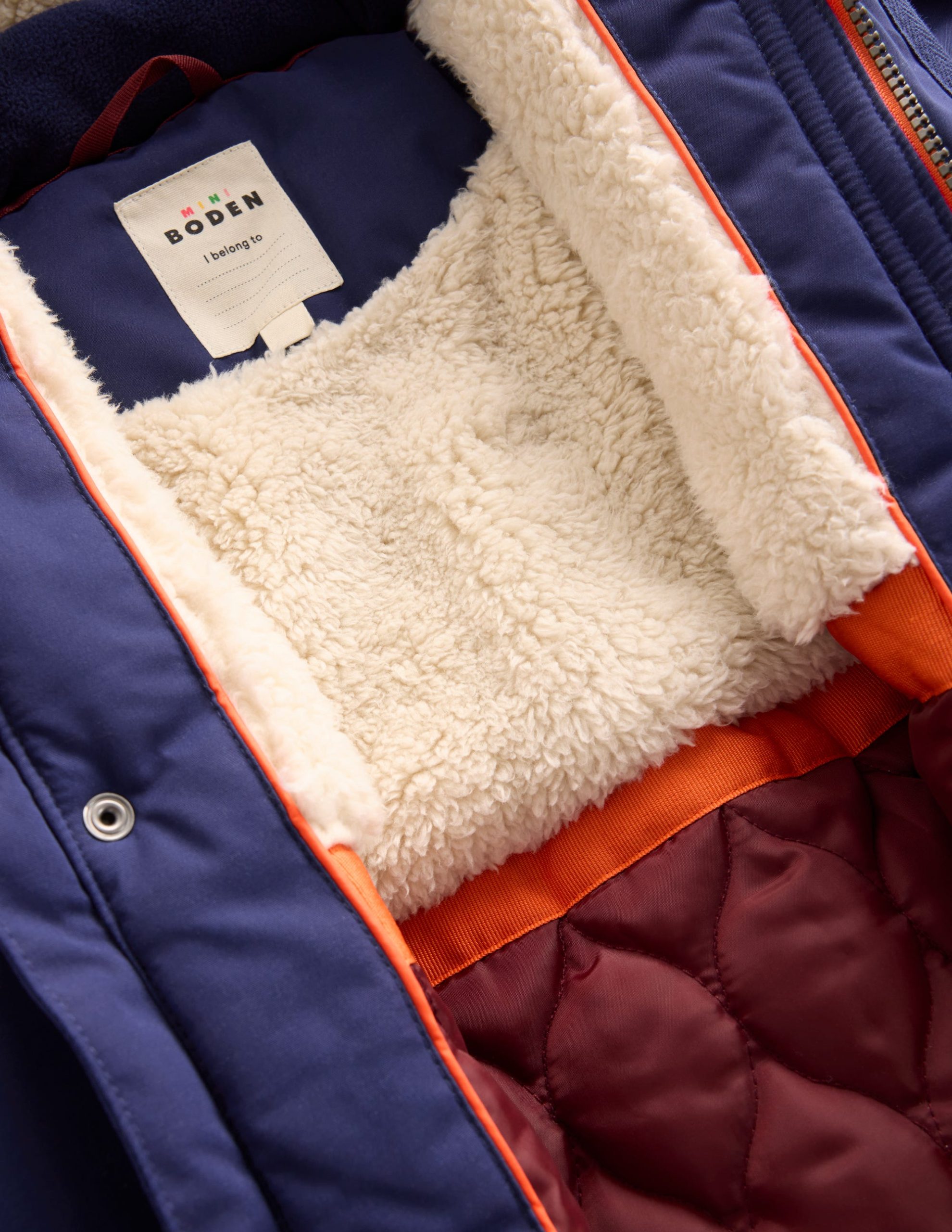 Waterproof Parka-College Navy - Image 6