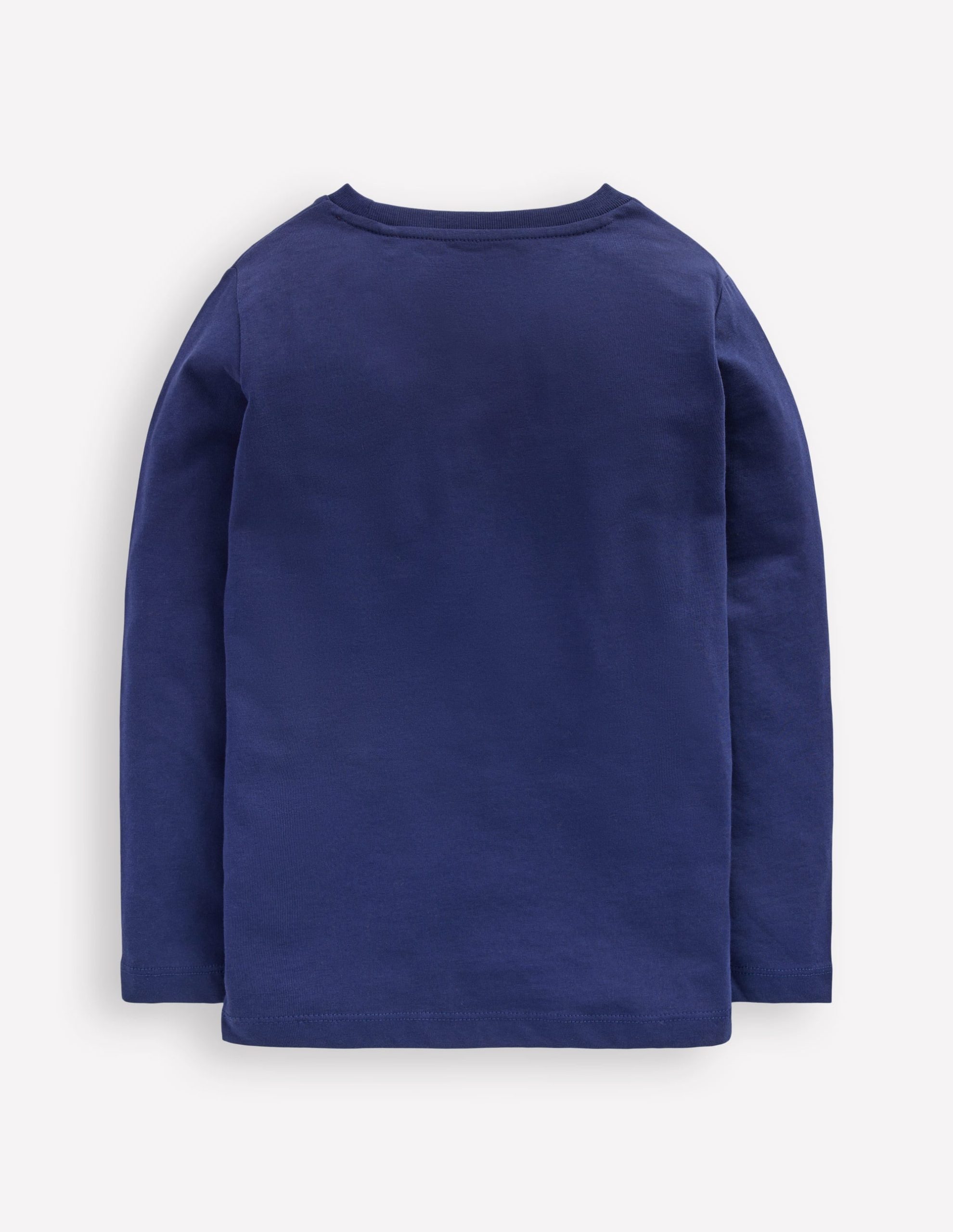 Long Sleeve Glow T-shirt-Space Santa - Image 2