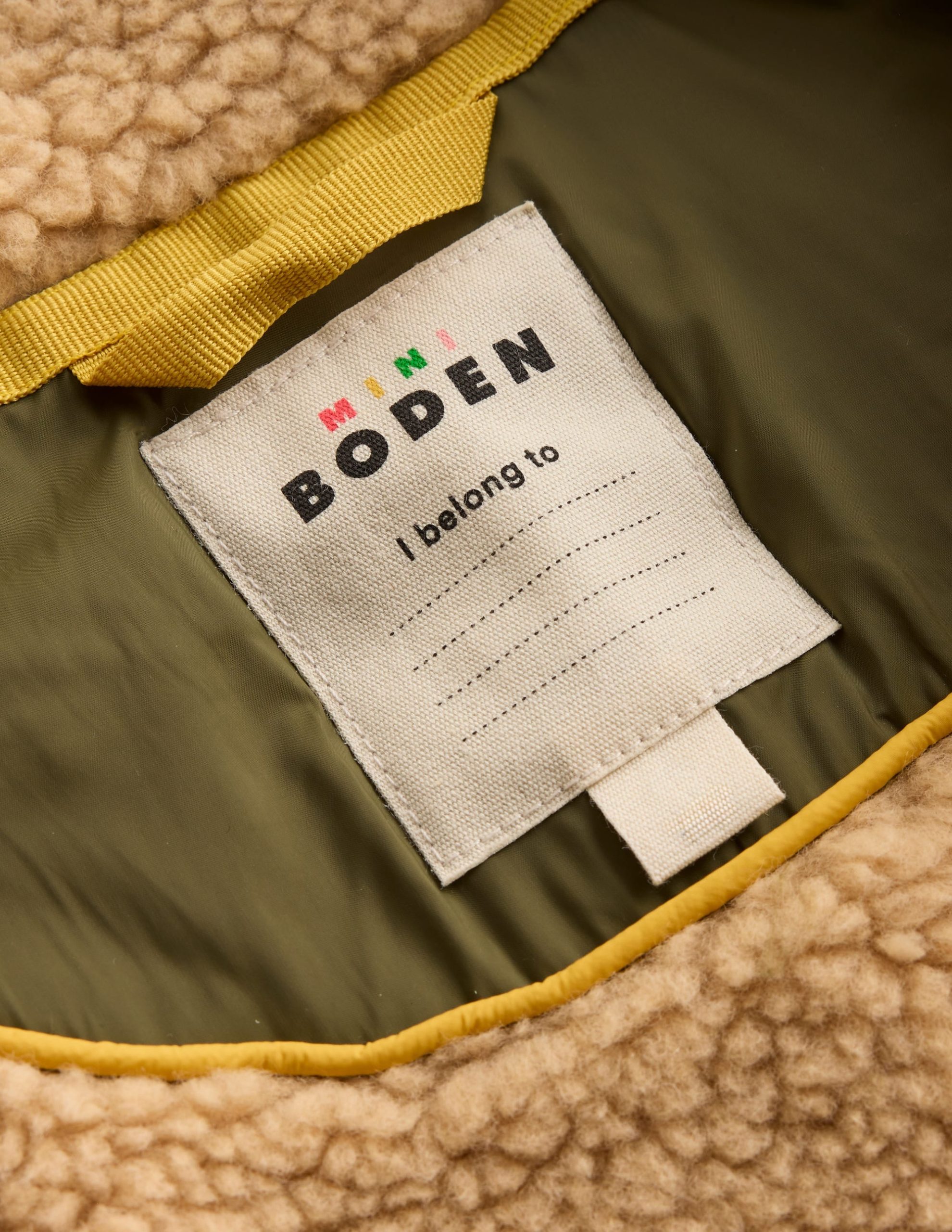 Borg Lined Vest-Woodland Green - Image 5