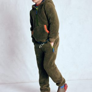 Fleece Joggers-Classic Khaki