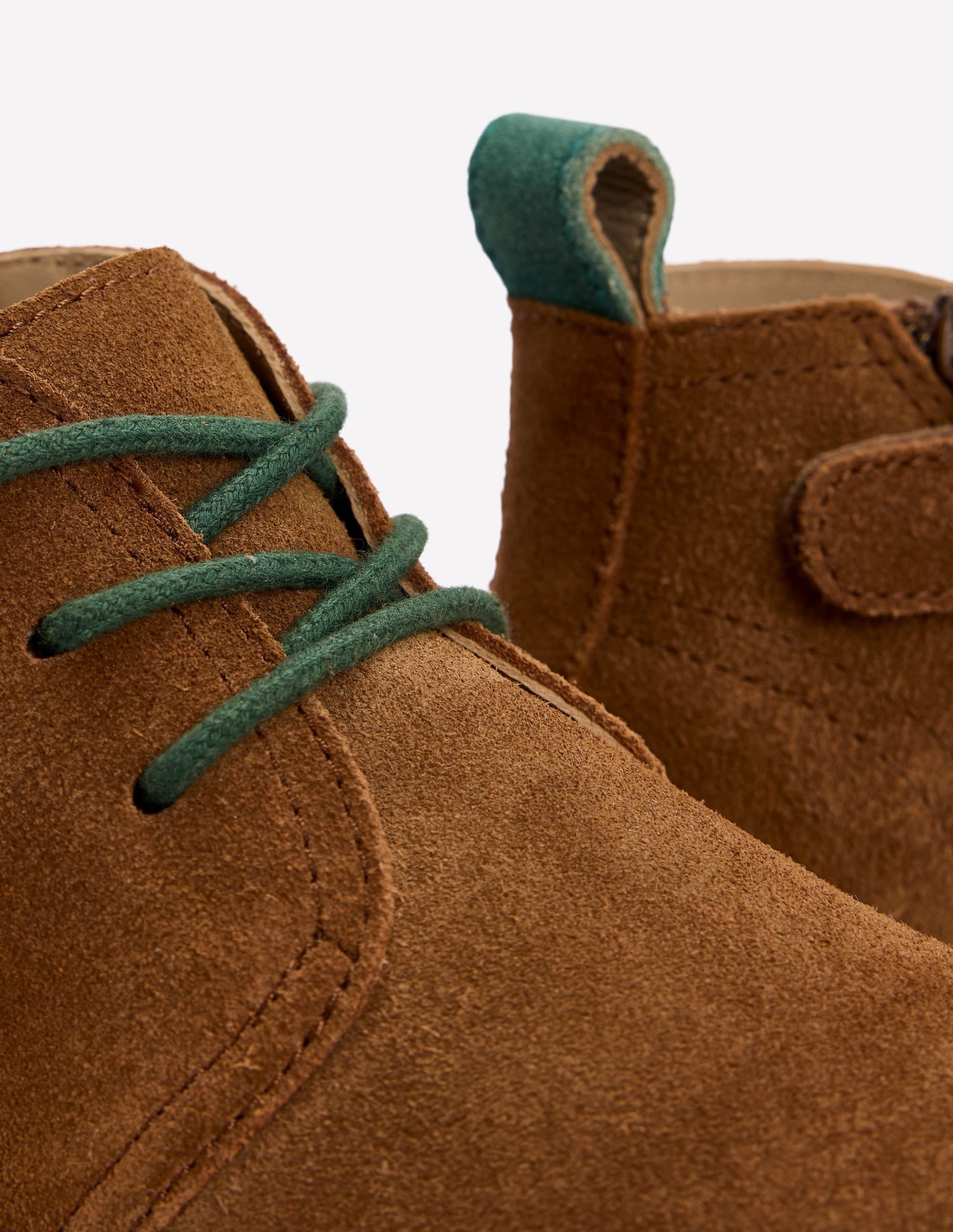 Lace up Desert Boots-Tan - Image 3