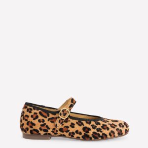 Mary Jane Shoes-Leopard