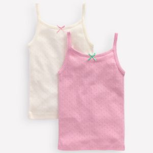 2-Pack Pointelle Tank Tops-Multi
