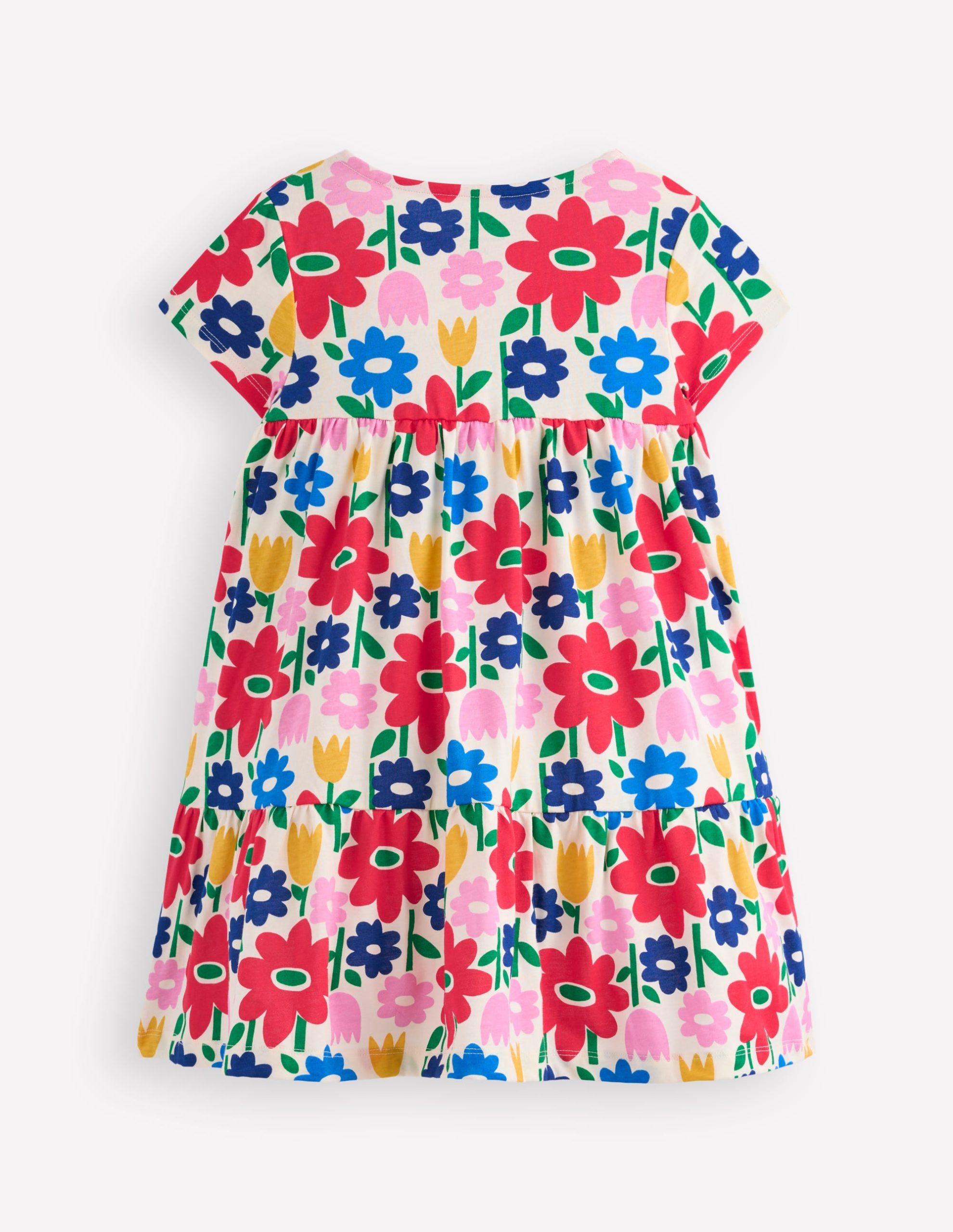 Ariel Twirly Jersey Dress-Multi Pop Flower - Image 2