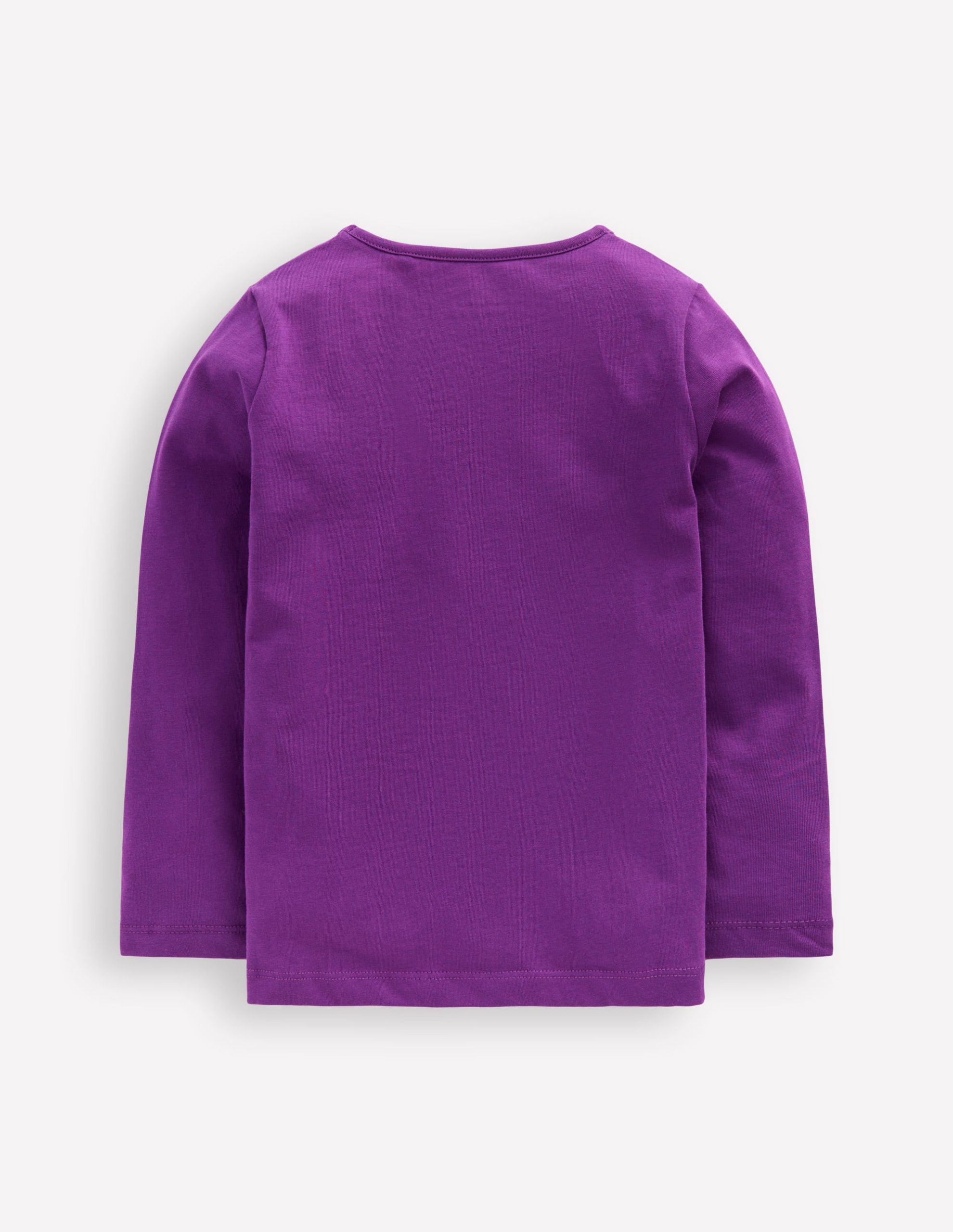 Long Sleeve Riso T-Shirt-Viola Purple Ghosts - Image 2