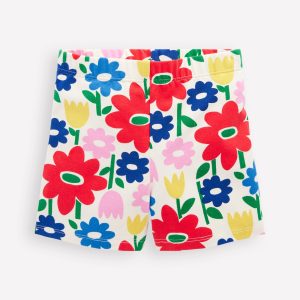 Cartwheel Shorts-Muti Pop Flower