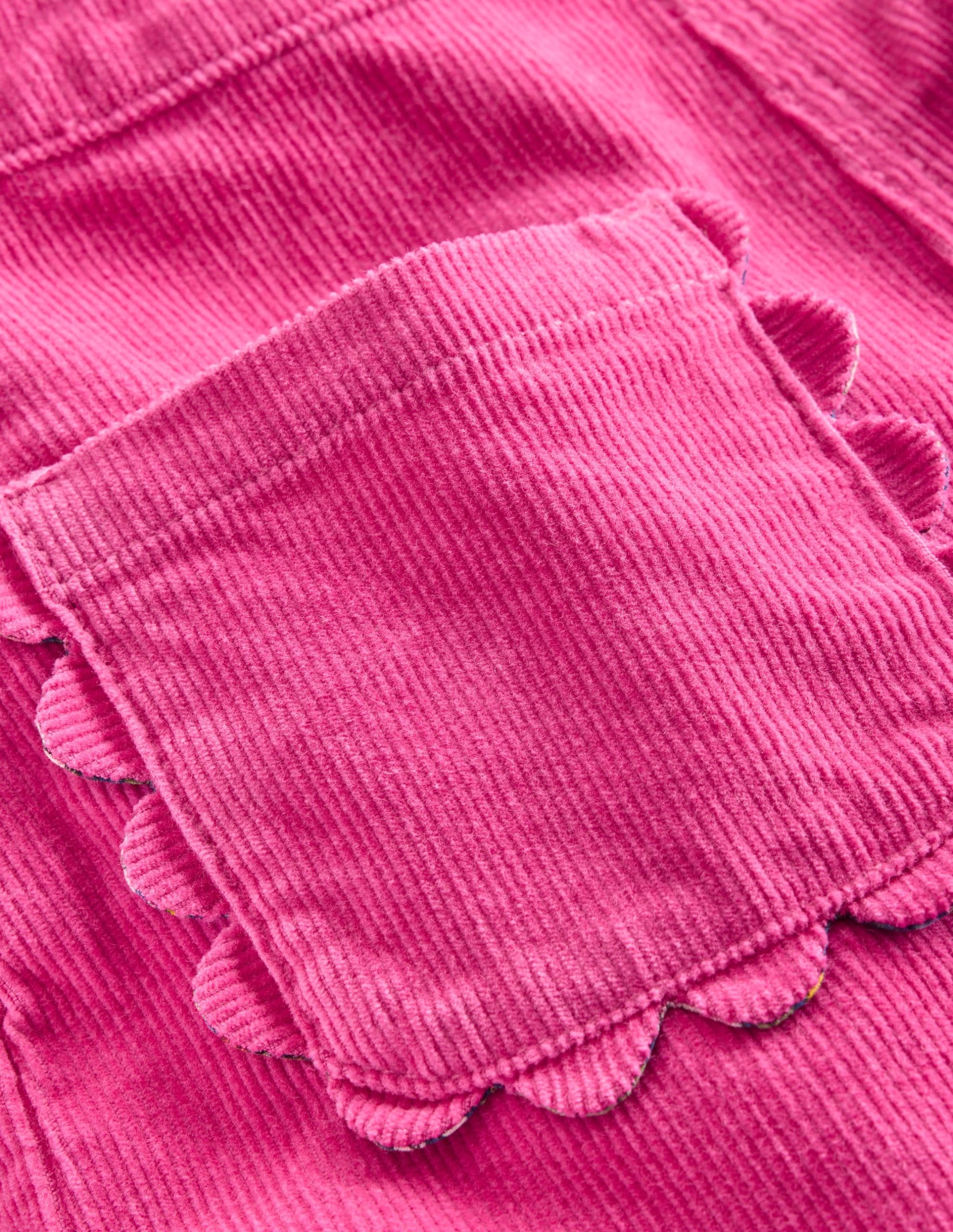 Frill Overalls-Raspberry Pink - Image 4
