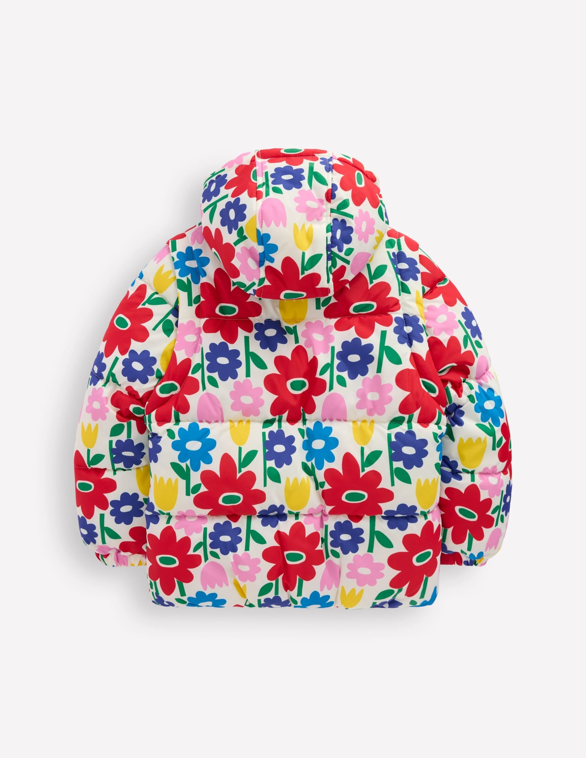 2-in-1 Padded Coat-Multi Pop Flower - Image 2