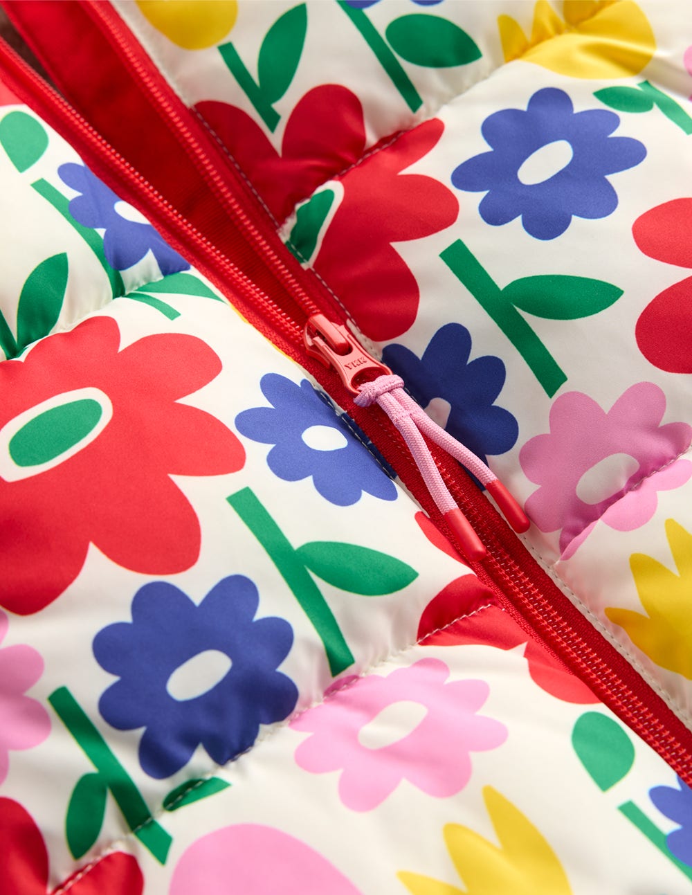 2-in-1 Padded Coat-Multi Pop Flower - Image 3