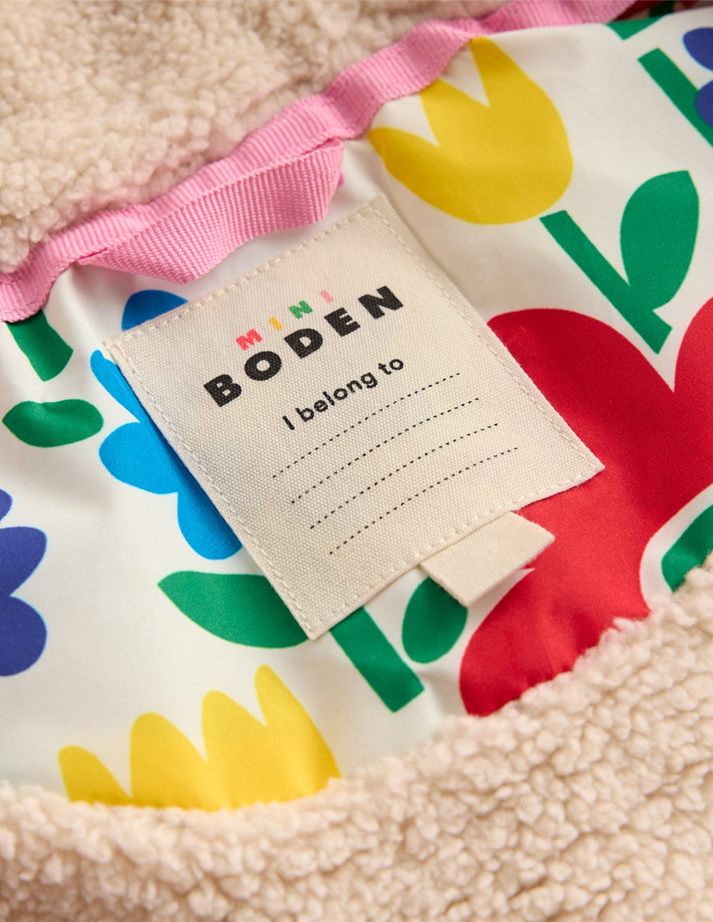 2-in-1 Padded Coat-Multi Pop Flower - Image 4