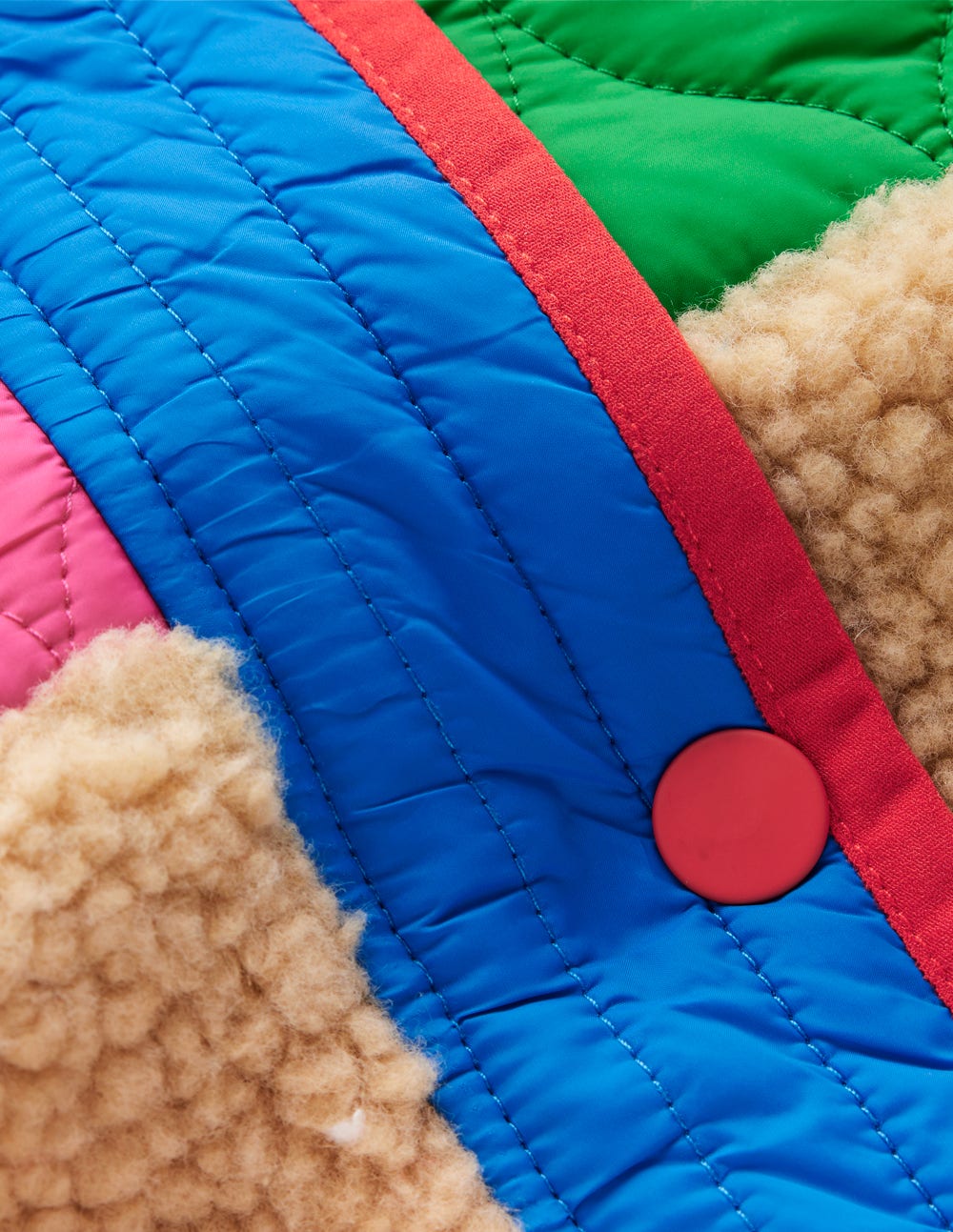 Janie Borg Mix Jacket-Multi Colourblock - Image 3